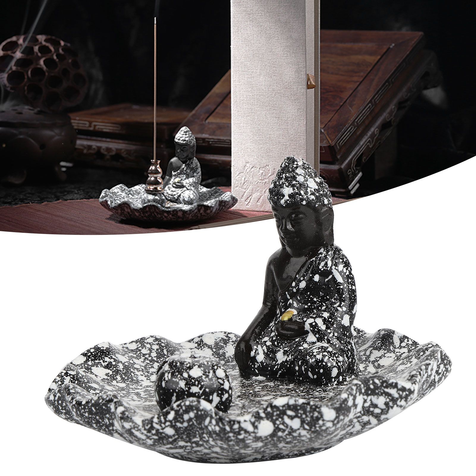 Southeast Asia Resin Buddha Statue Figurine Ornament Art Crafts for Home view 10