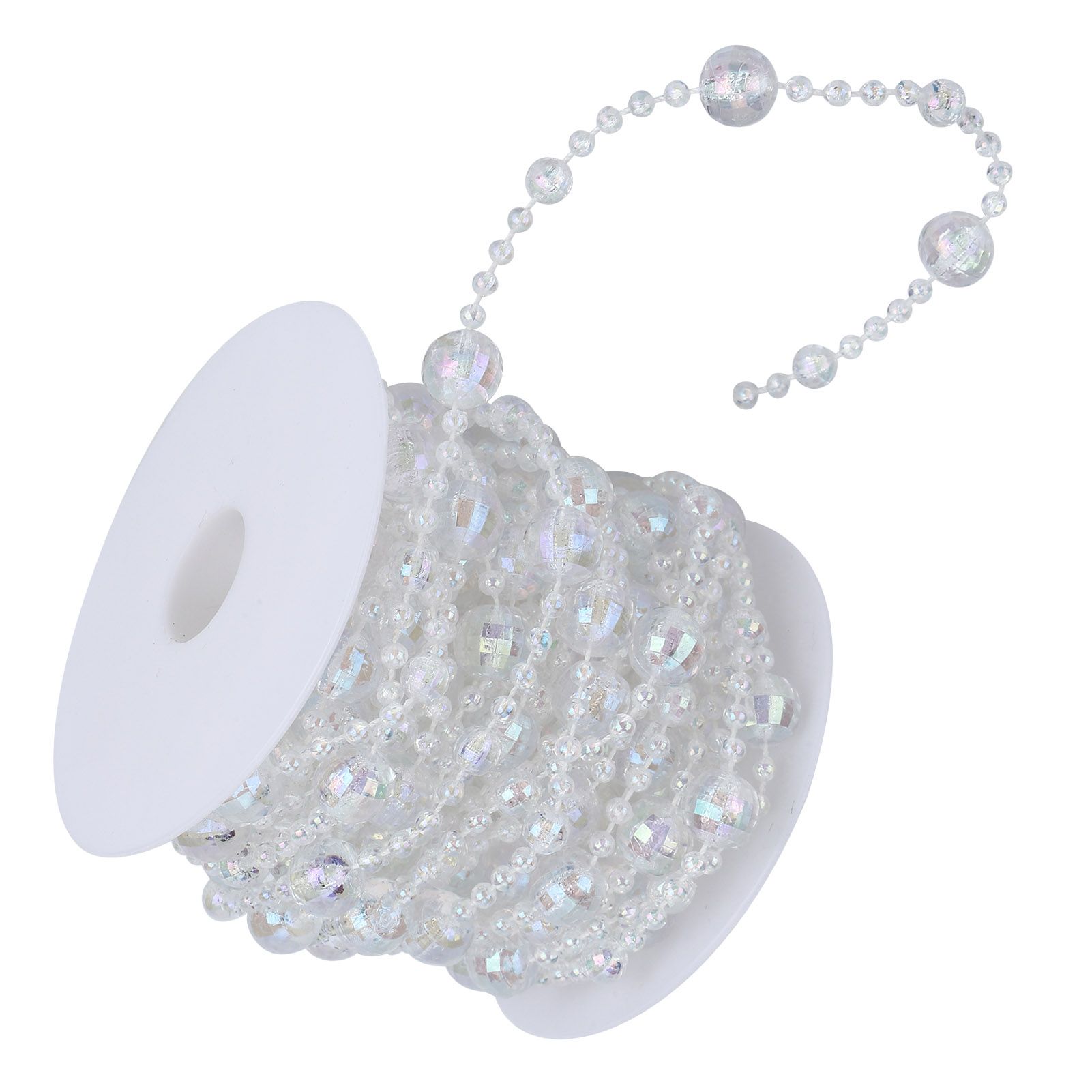 Acrylic Bead Garland String DIY Party Curtain Supplies for Wedding Decoration view 7
