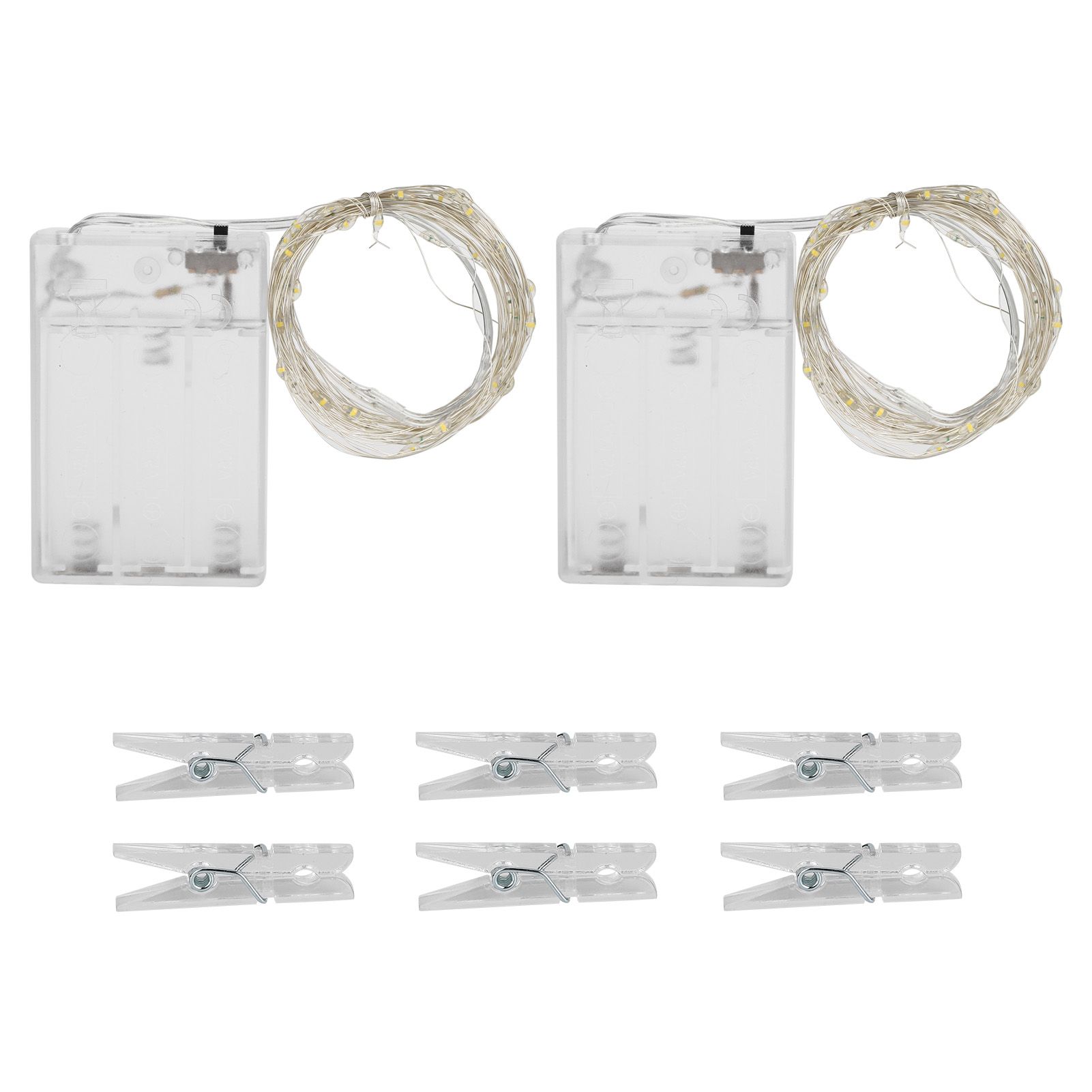 Photo Clip String Lights Christmas Decorative String Lights with 80 Clips for — image 1