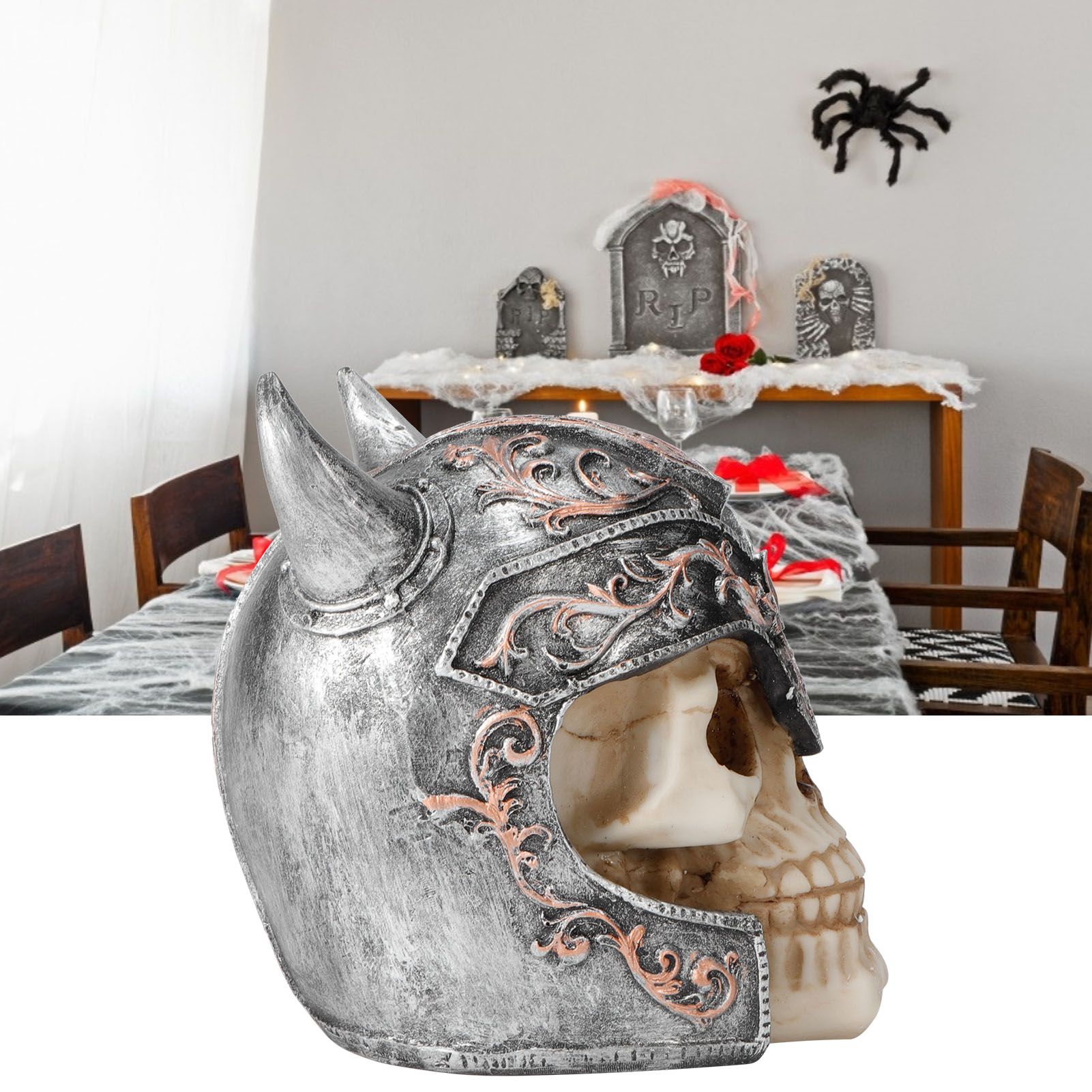 Resin Skull Craftwork Money Box Saving Pot Personality Furnishing Articles view 10