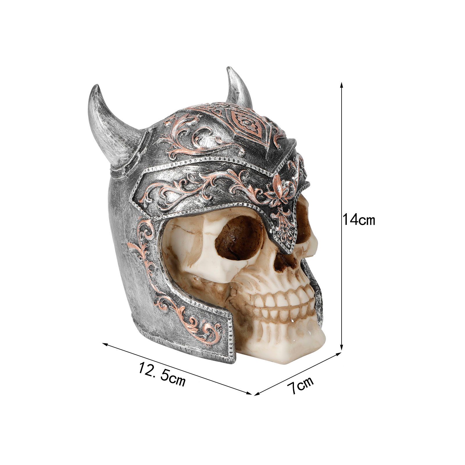 Resin Skull Craftwork Money Box Saving Pot Personality Furnishing Articles view 12