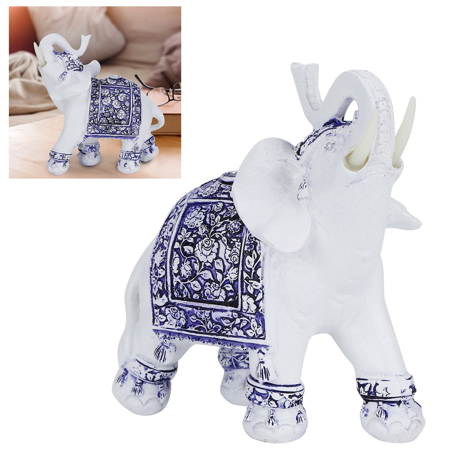 Household Resin Animal Figurine Simulation Cute Animal Statue Home Decoration view 9