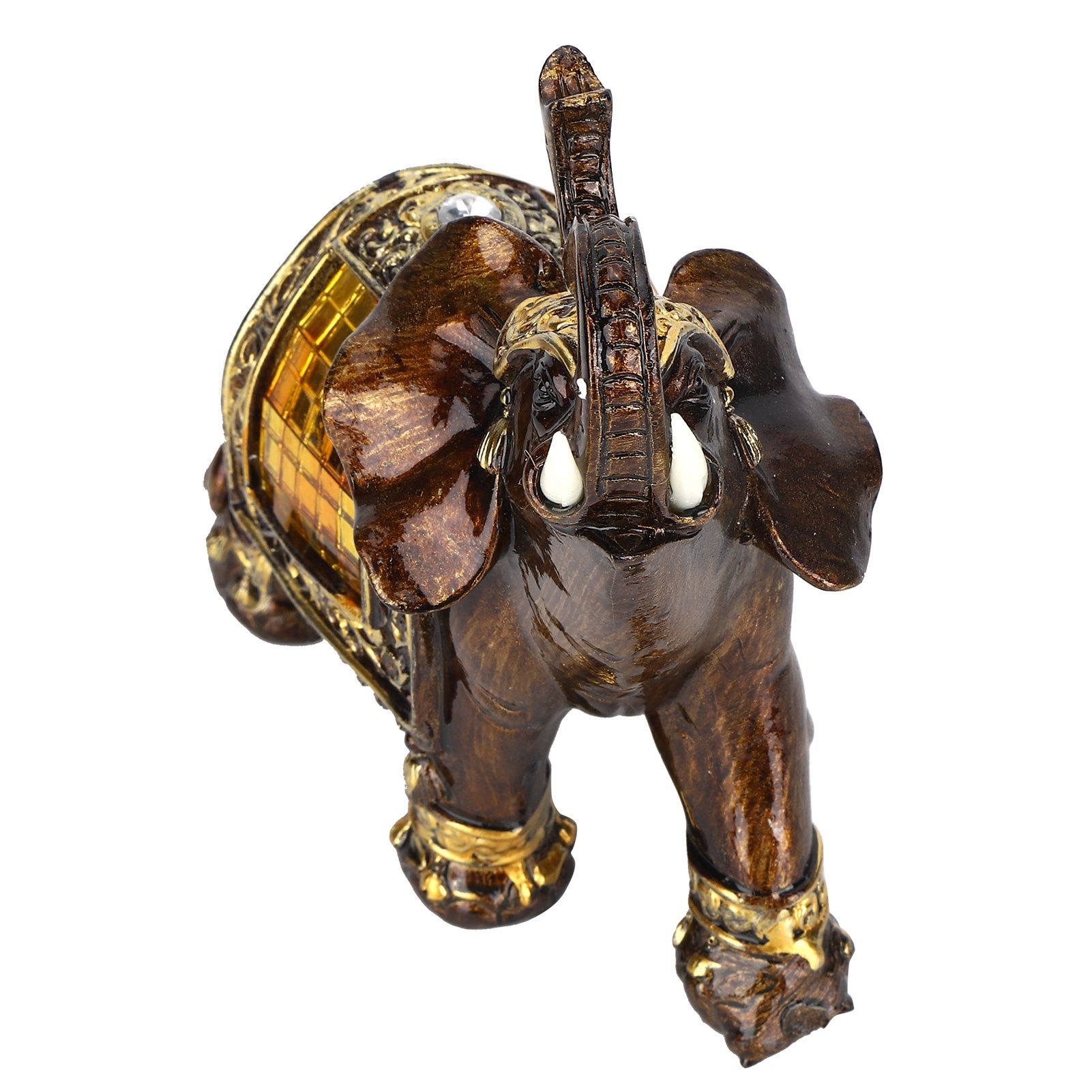 Elephant Statues Artistic Home Figurines Decoration Resin Crafts Lucky Animals view 6