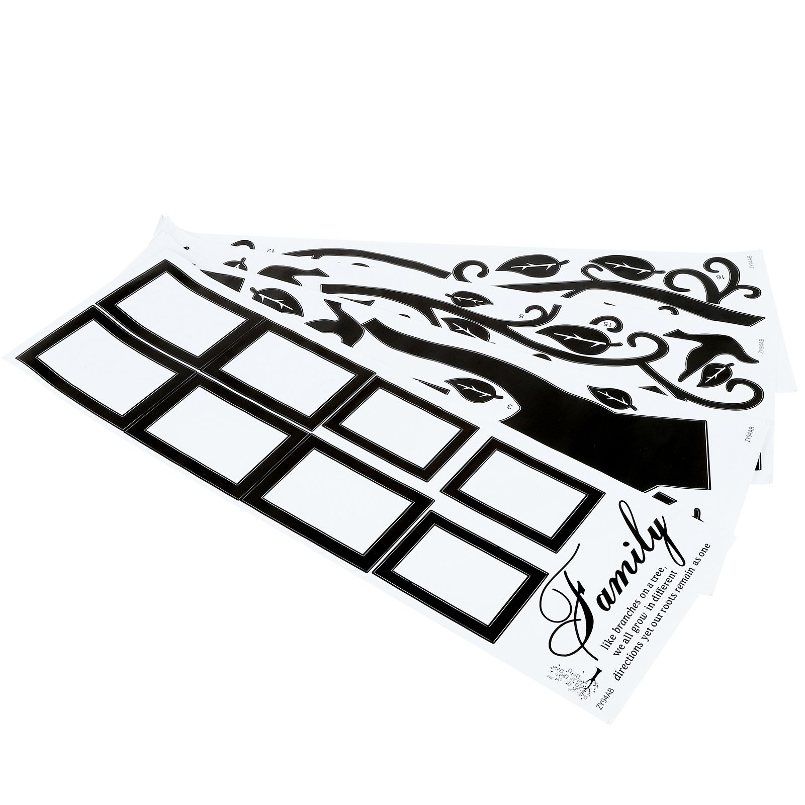 DIY Family Photo Frame Tree Wall Sticker Home Decor Living Room Bedroom Home — image 1