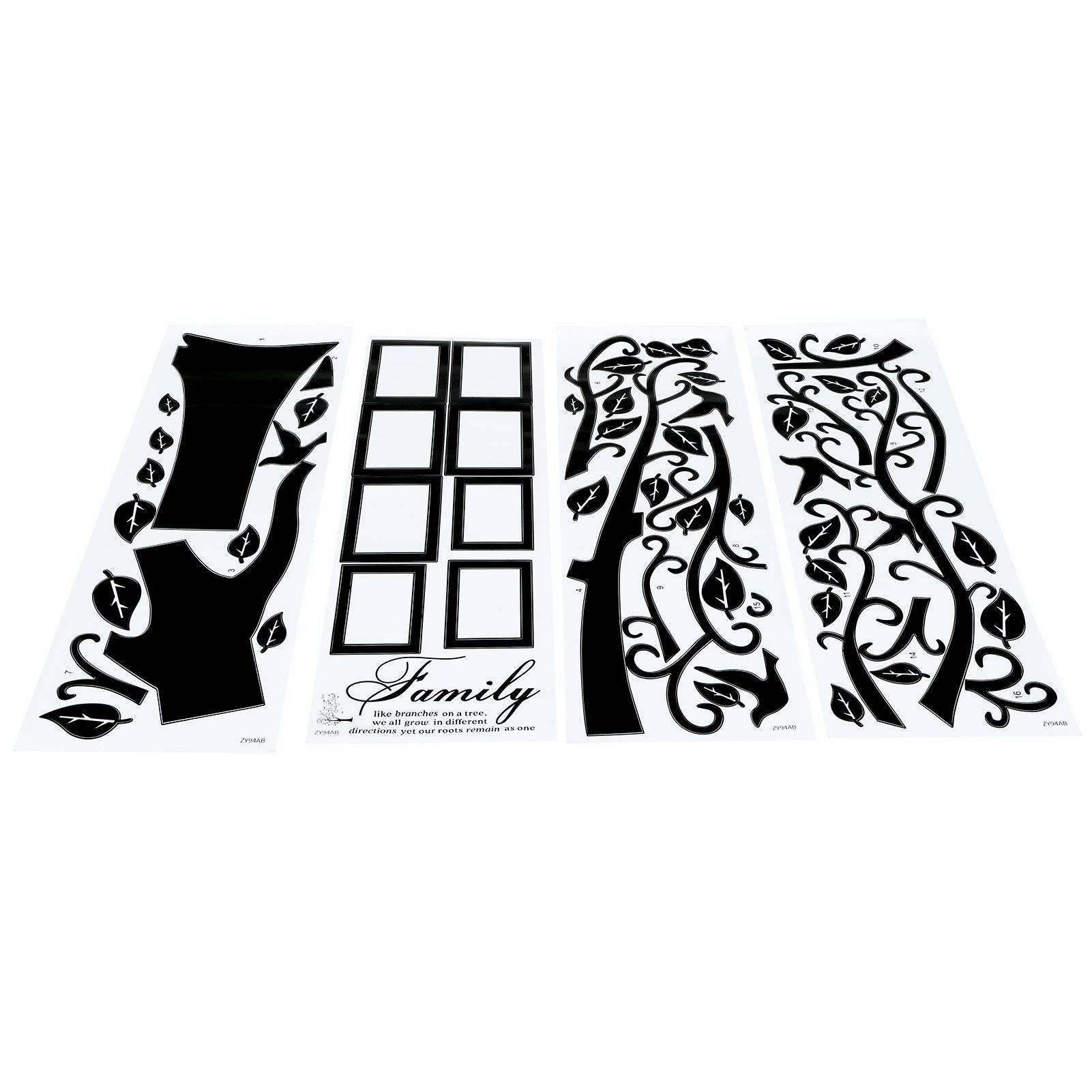 DIY Family Photo Frame Tree Wall Sticker Home Decor Living Room Bedroom Home view 3