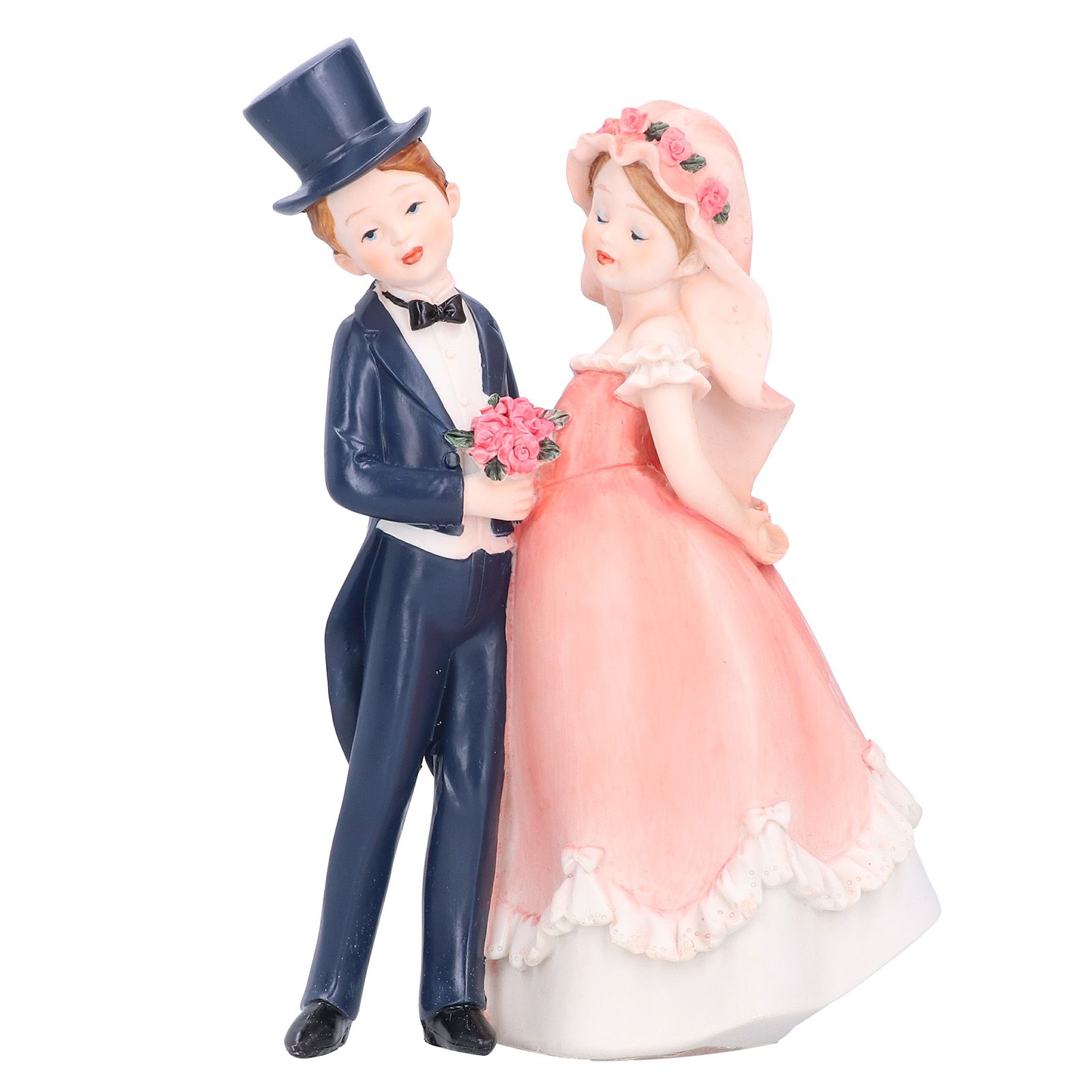 European Style Couple Craft Figurine Resin Craftwork Table Ornaments Home view 2