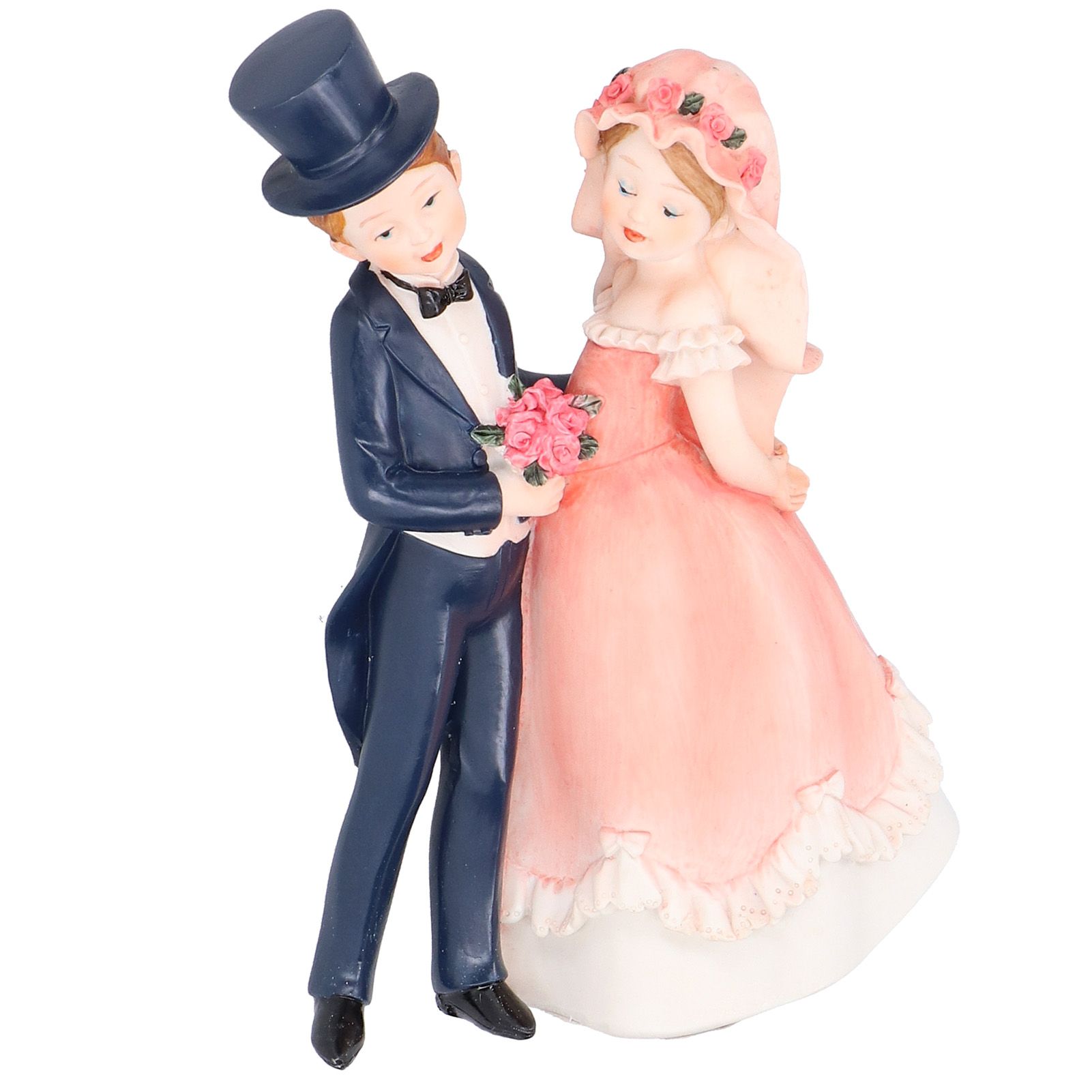 European Style Couple Craft Figurine Resin Craftwork Table Ornaments Home view 3