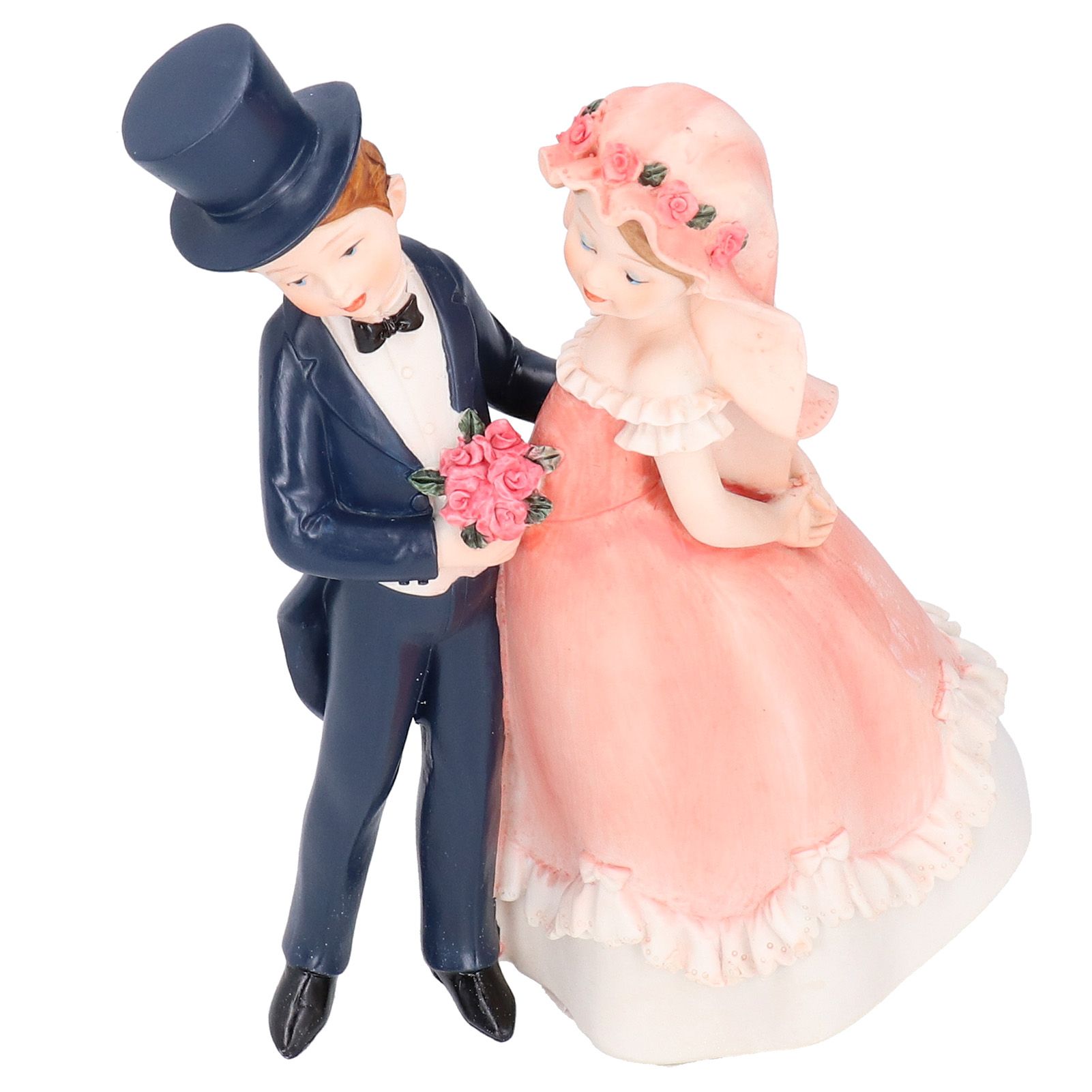 European Style Couple Craft Figurine Resin Craftwork Table Ornaments Home view 4