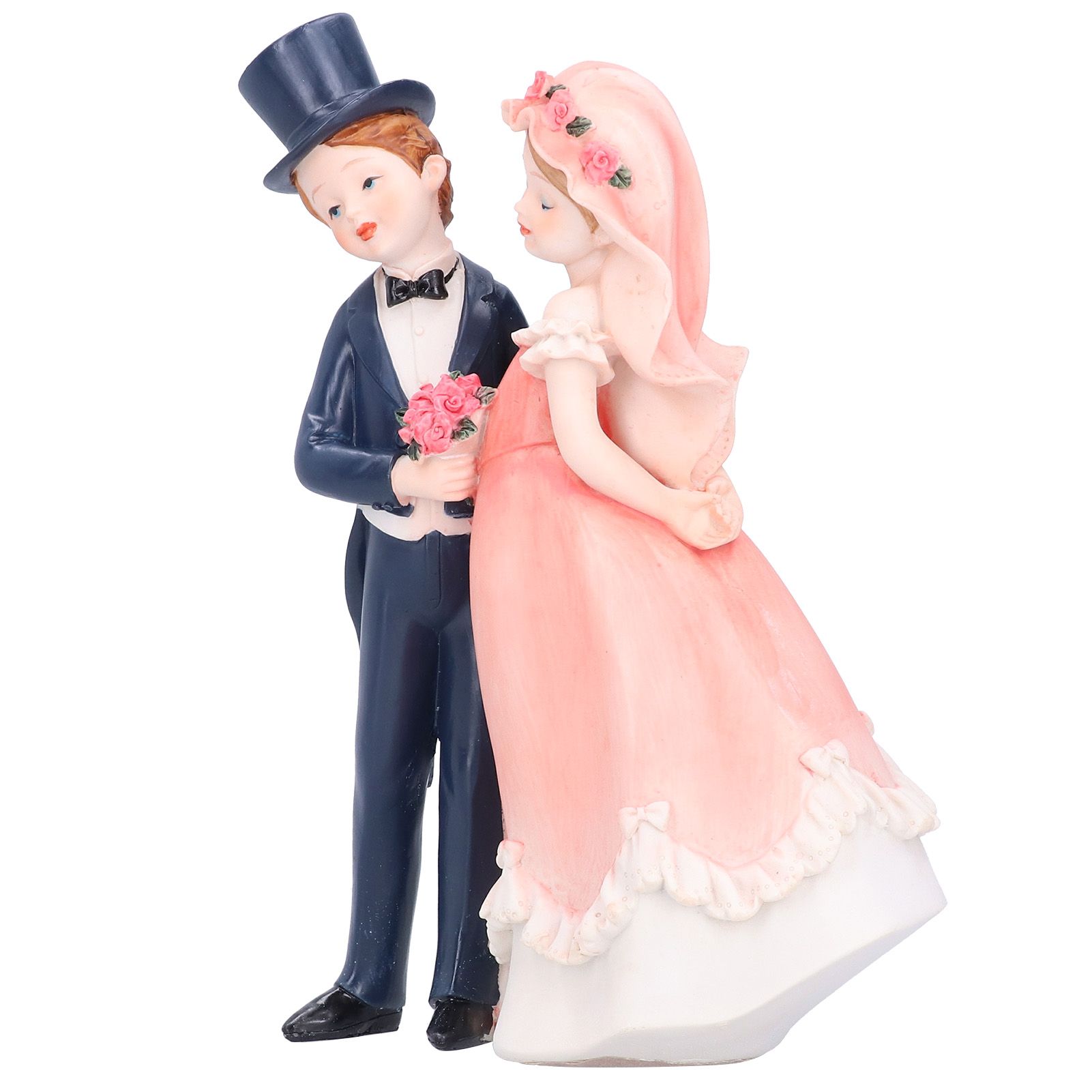 European Style Couple Craft Figurine Resin Craftwork Table Ornaments Home view 6