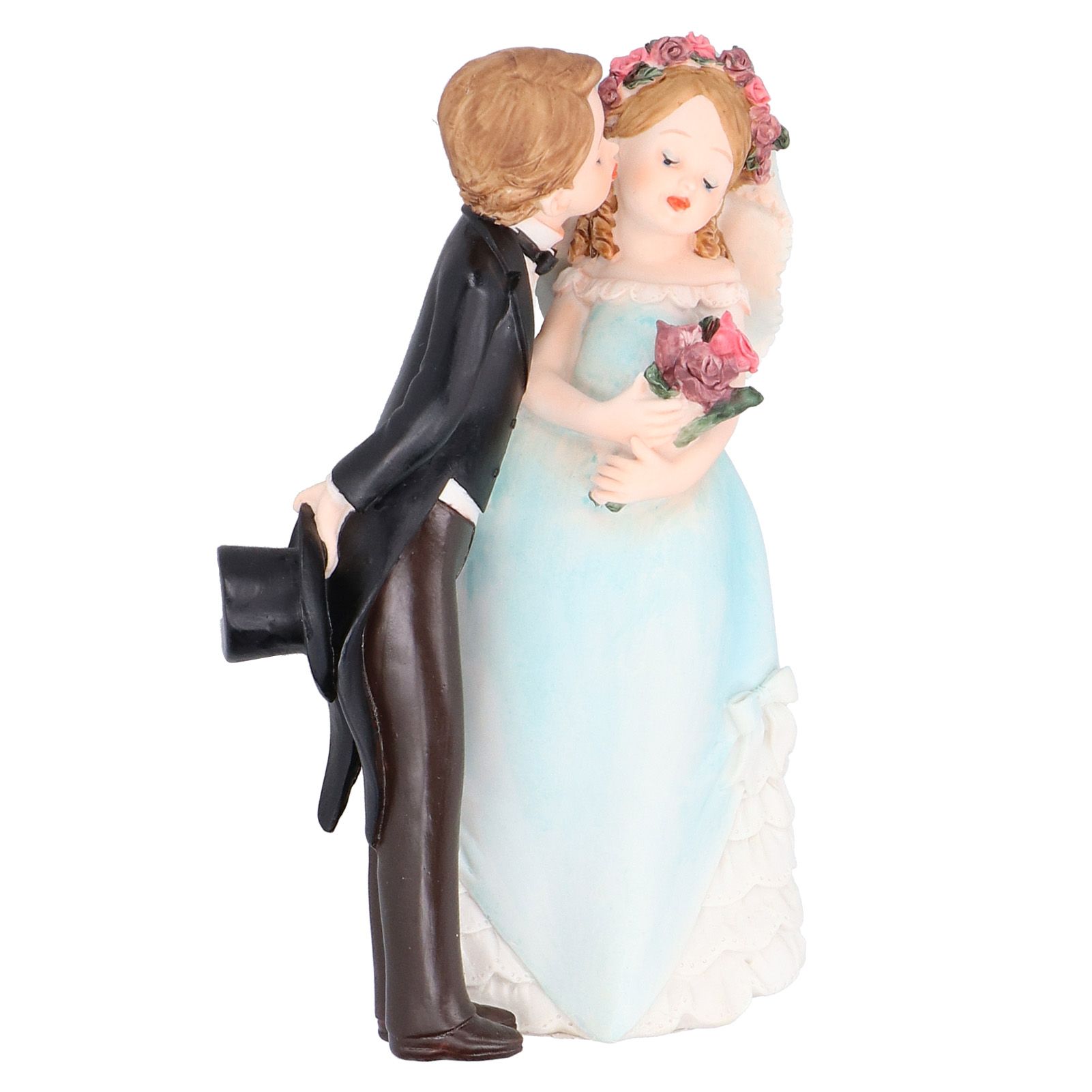 European Style Couple Craft Figurine Resin Craftwork Table Ornaments Home view 4
