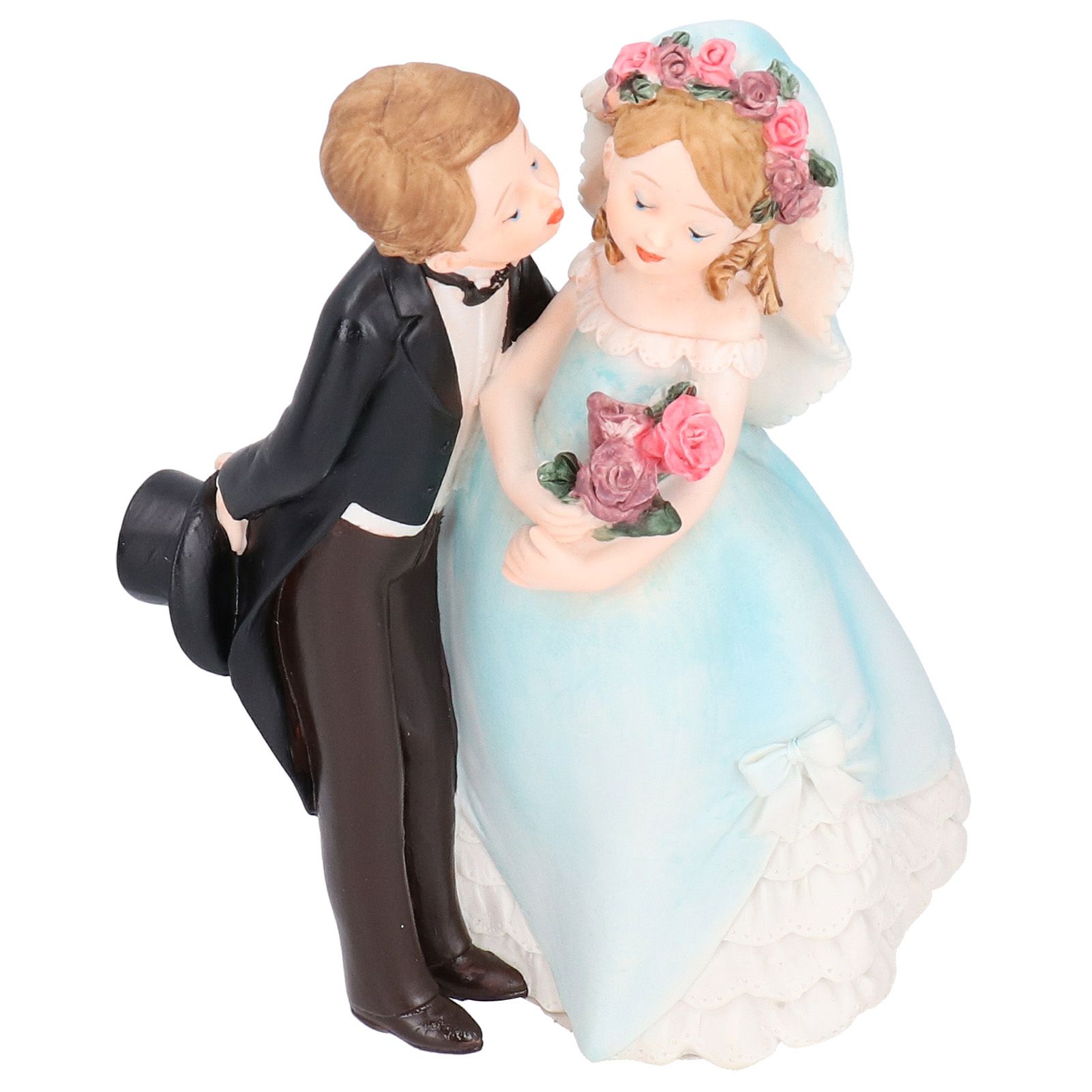 European Style Couple Craft Figurine Resin Craftwork Table Ornaments Home view 5