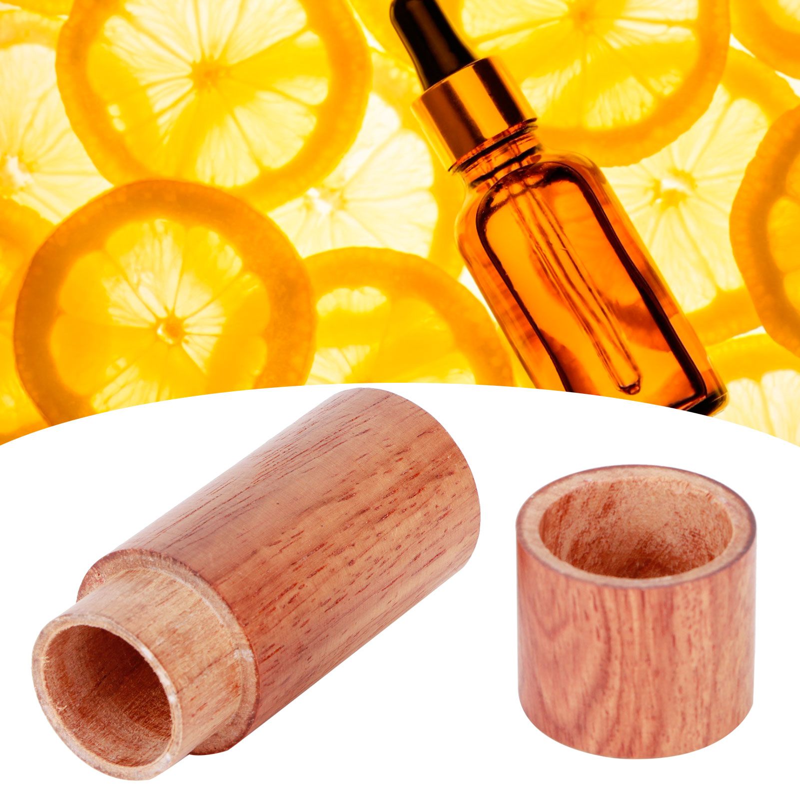 10Pcs Wooden Essential Oil Cylinder Box Storage Bottle Container Travelling view 9