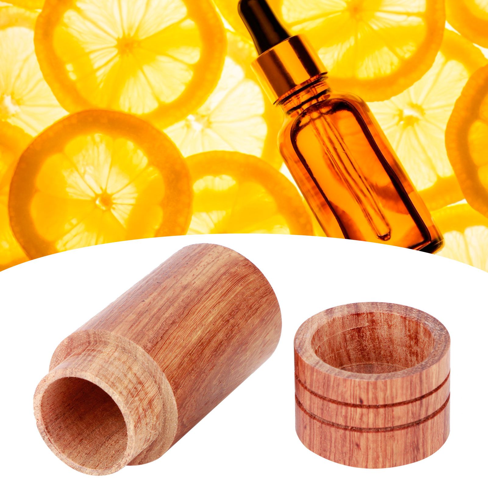 10Pcs Wooden Essential Oil Cylinder Box Storage Bottle Container Travelling view 9