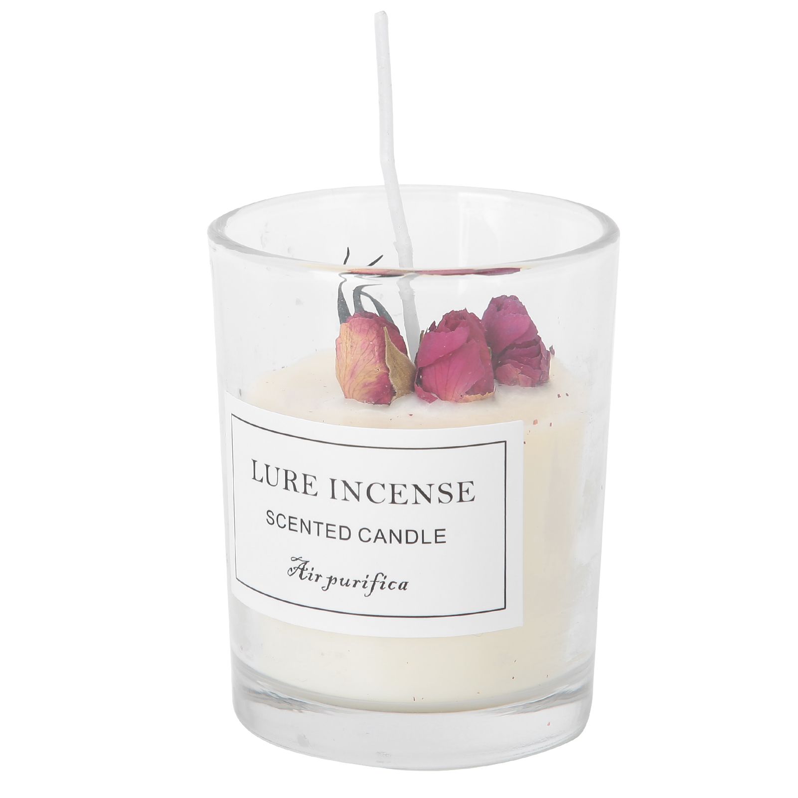 Scented Candle Glass Candle Jar Birthday Gift Home Decor Wedding Table Decoration view 3