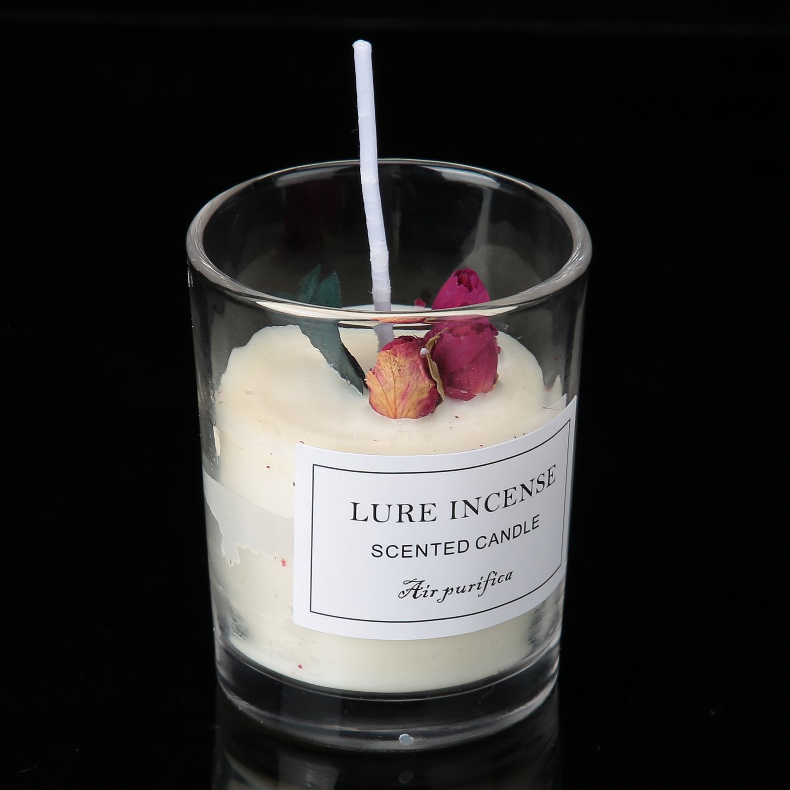 Scented Candle Glass Candle Jar Birthday Gift Home Decor Wedding Table Decoration view 12