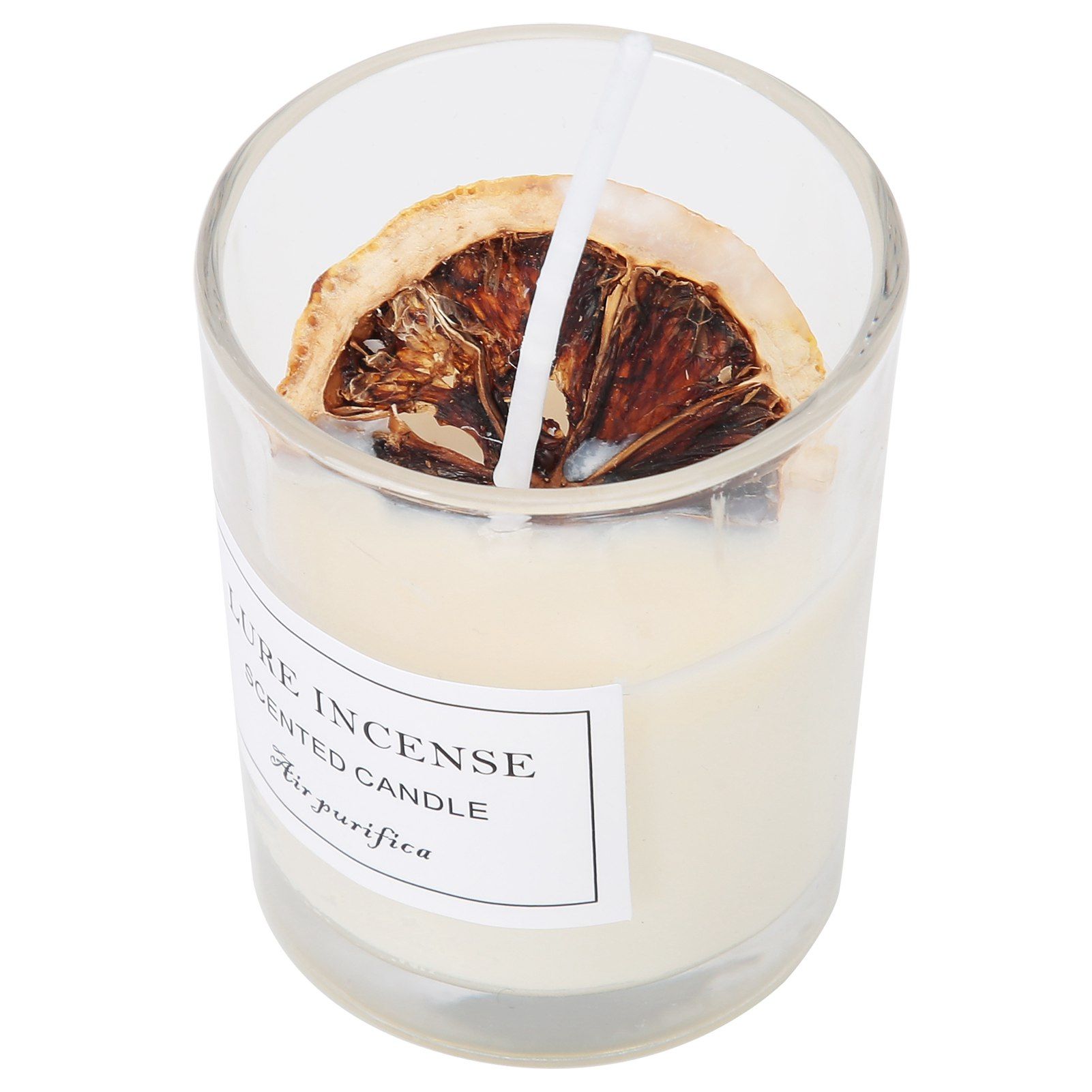 Portable Glass Candle Jar with Decor Aromatherapy Scented Canned Candle Home view 3