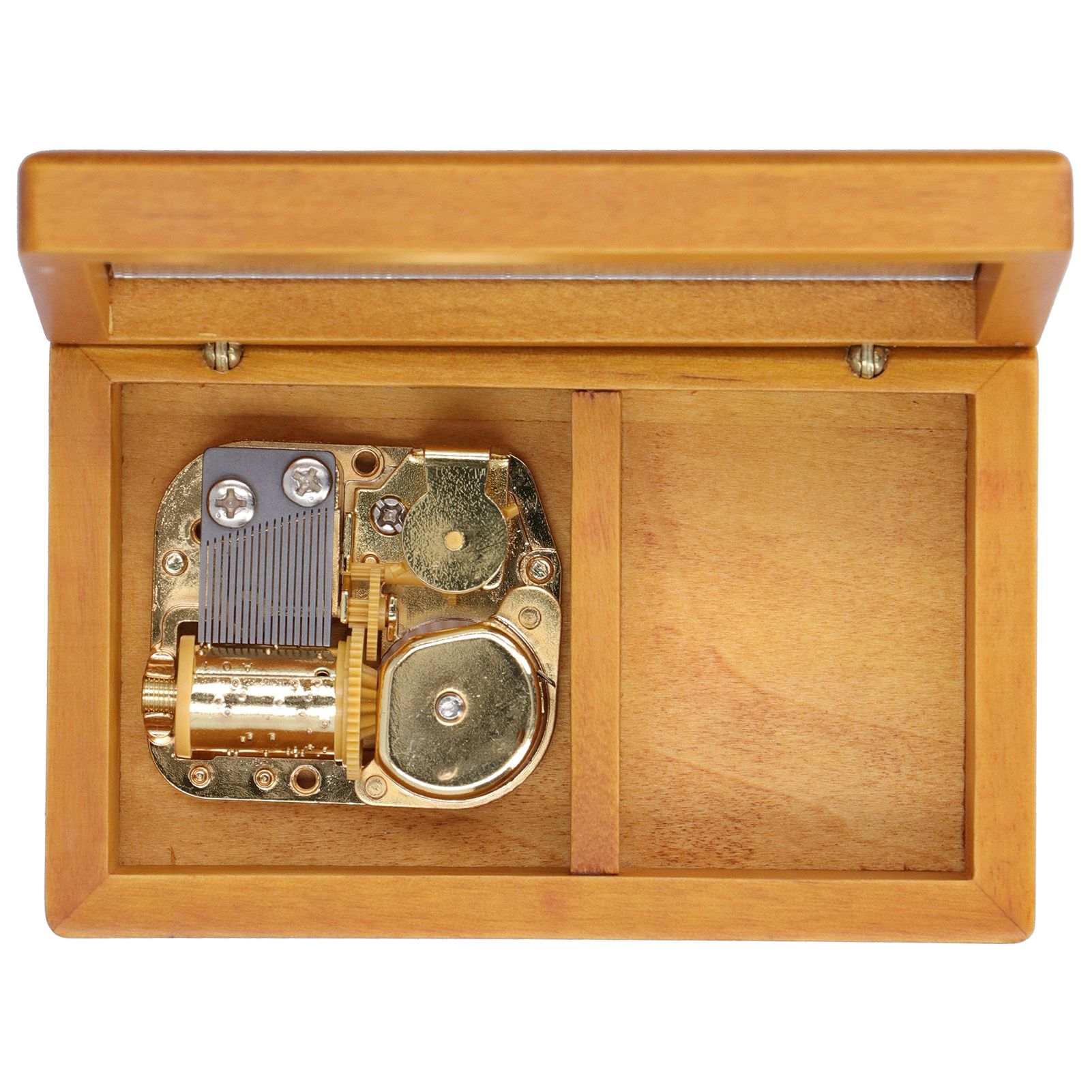 Wooden Decoration Musical Jewelry Storage Case with Mirror Desktop Music Box view 6
