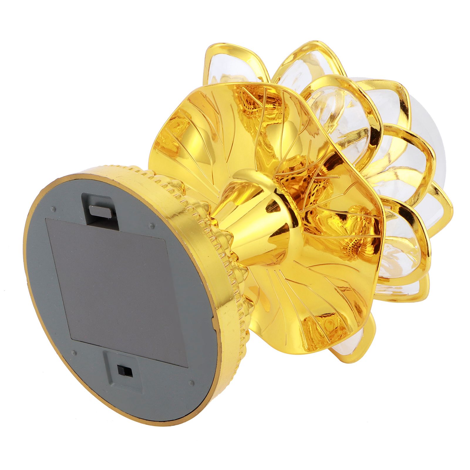 Crystal Lotus Lamp LED Colorful Bright Light for Buddhist Meditation Home view 5
