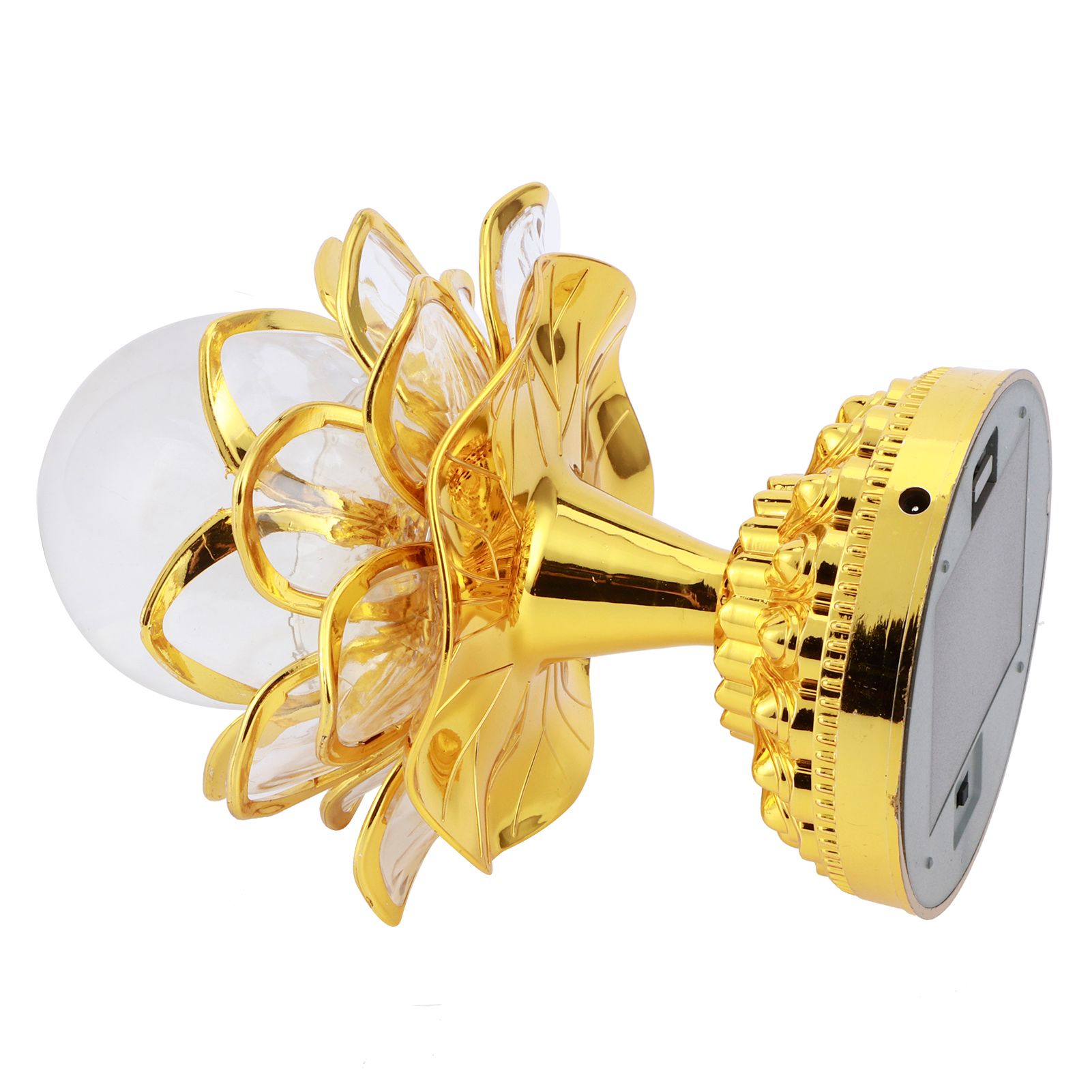 Crystal Lotus Lamp LED Colorful Bright Light for Buddhist Meditation Home view 6