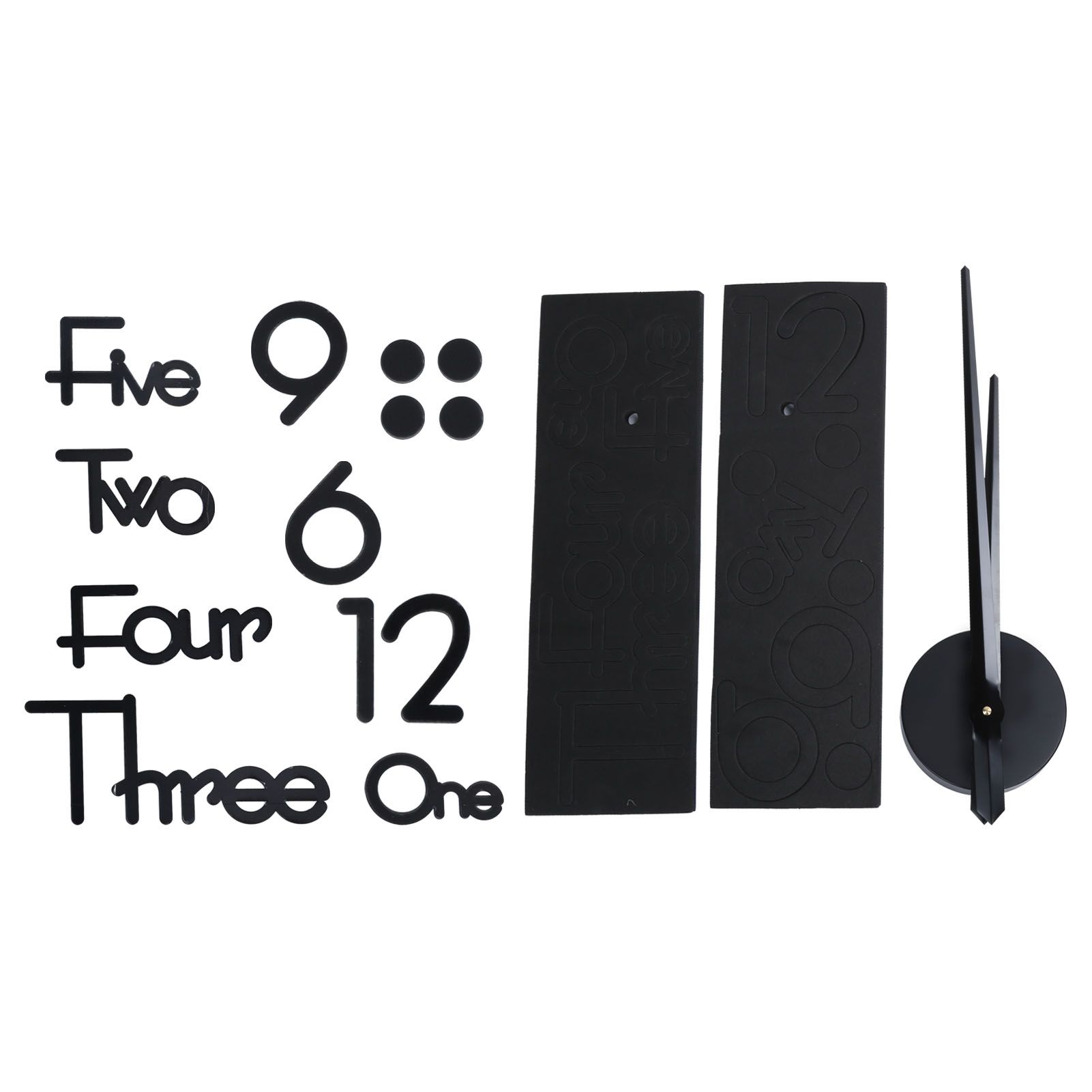 Frameless Adhesive Wall Clock DIY Mirror Surface Sticker for Home Office Room view 5