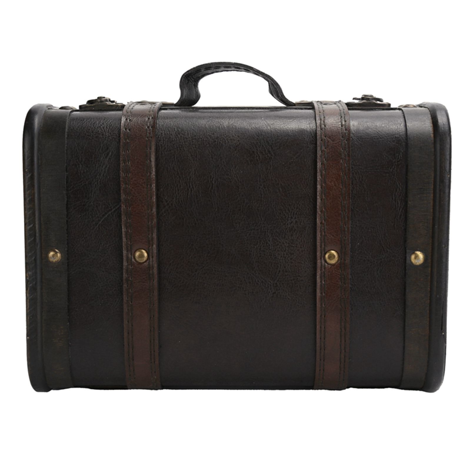 Retro Suitcase Wooden Storage Box Studio Decoration Window Display Photography