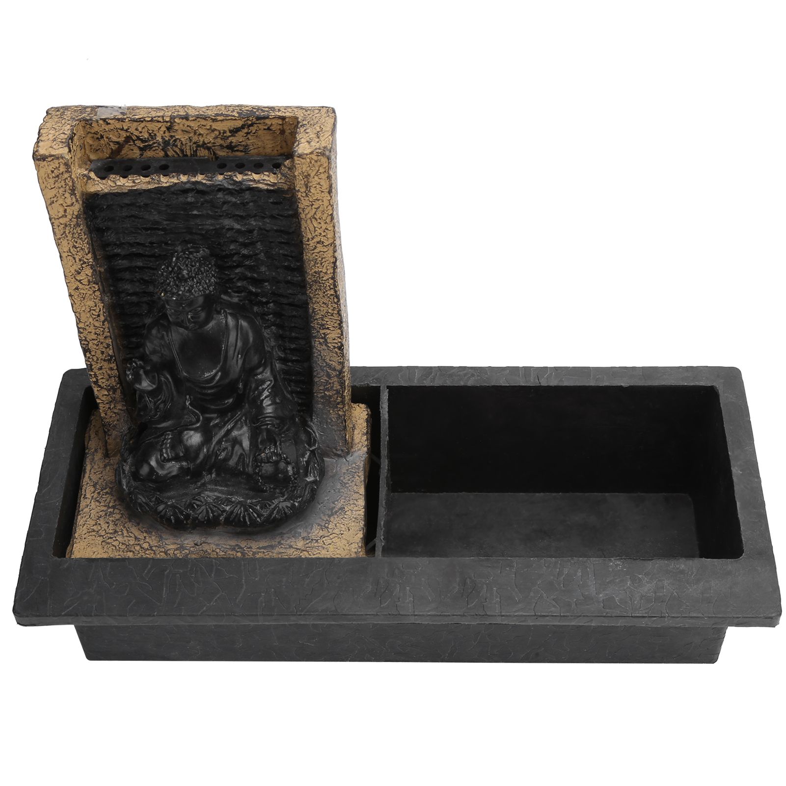 Desktop Waterfall Fountain Resin Buddha Landscape Decoration Tabletop Water view 6