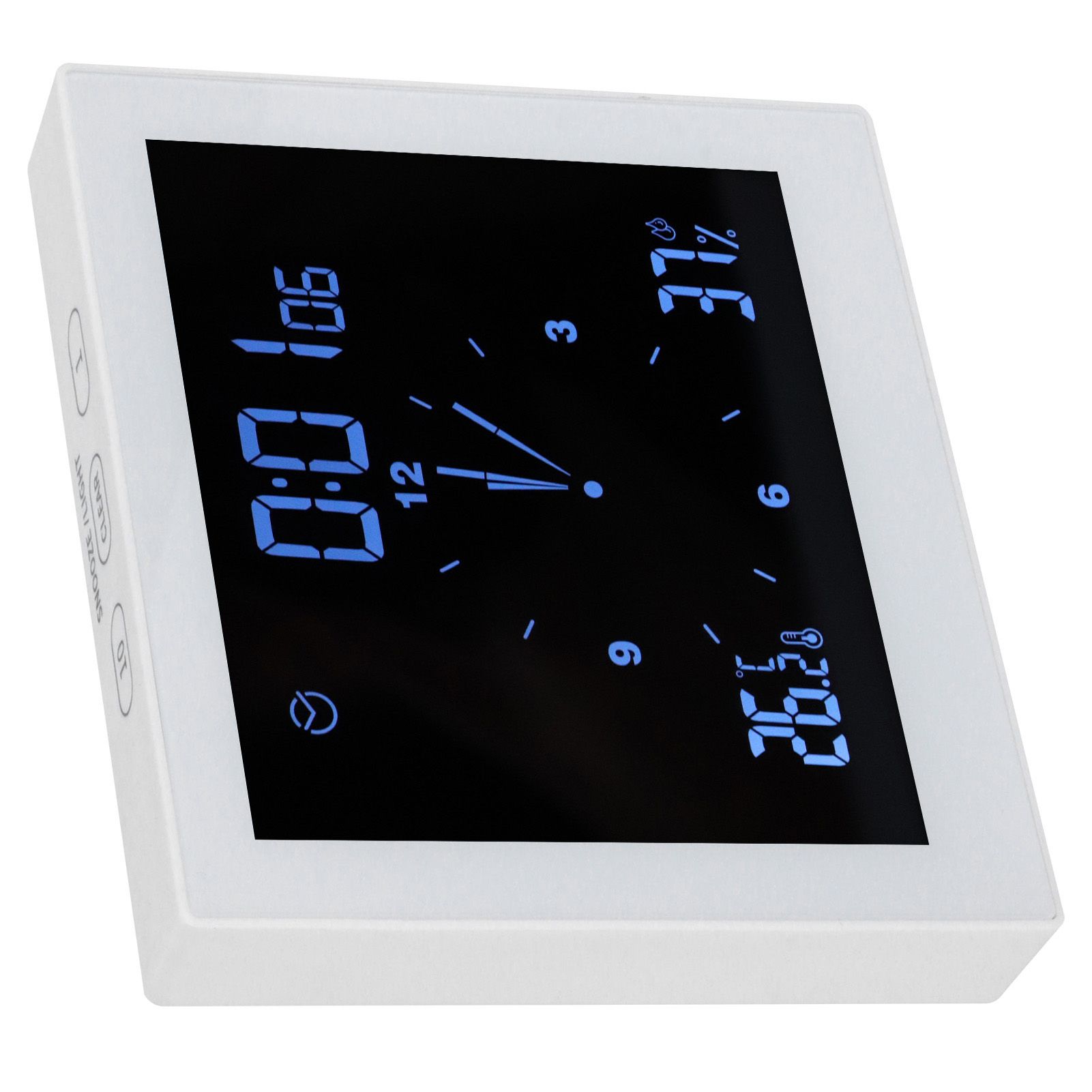 Digital Alarm Temperature Humidity Display Clock Indoor Table Timer view 8