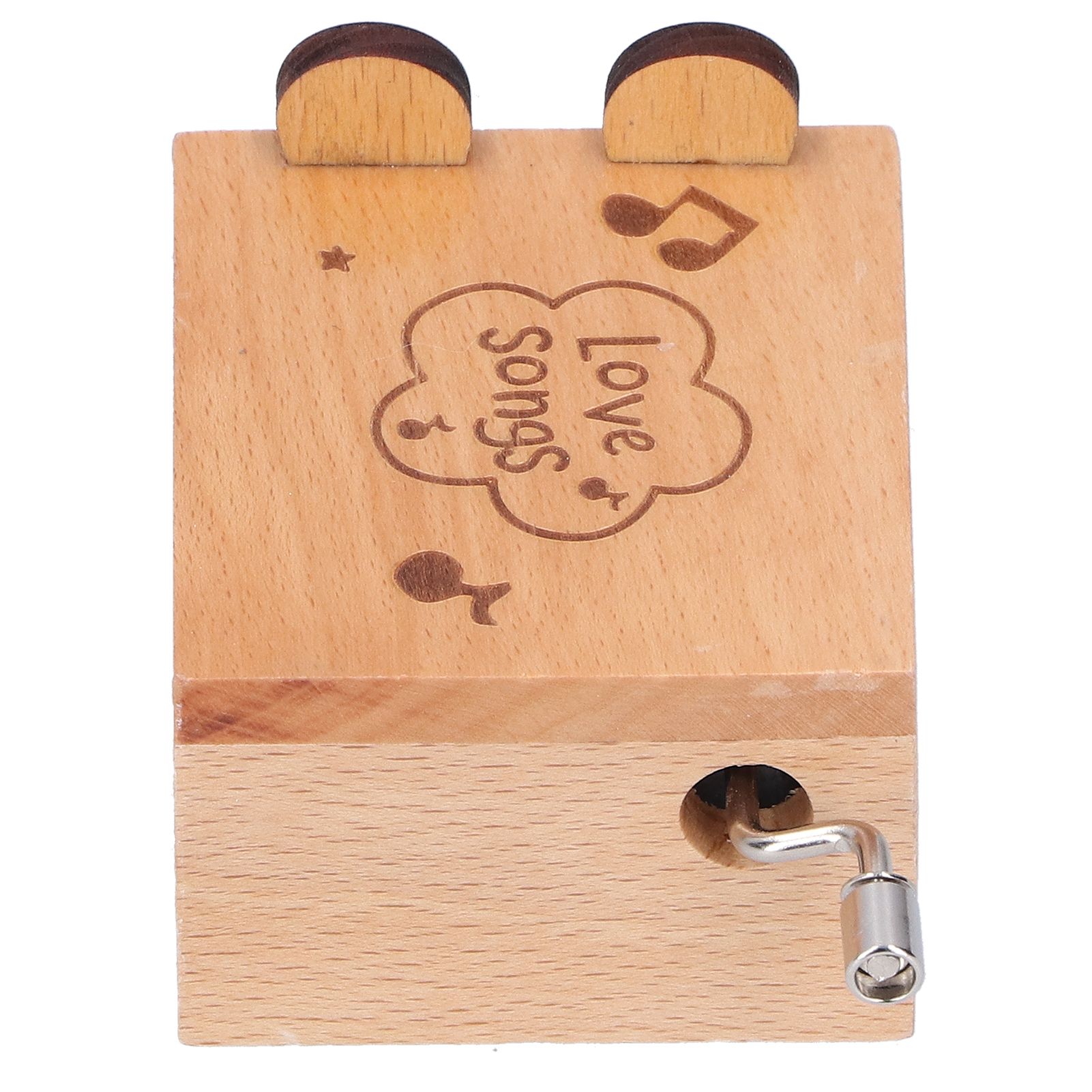 Mini Hand Crank Music Box Handicraft Home Decoration Desktop Ornament view 4