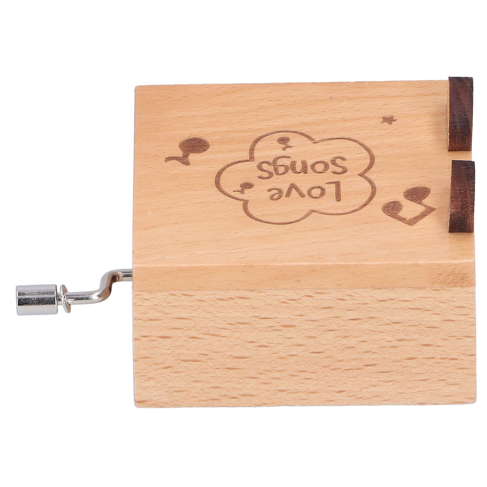 Mini Hand Crank Music Box Handicraft Home Decoration Desktop Ornament view 8