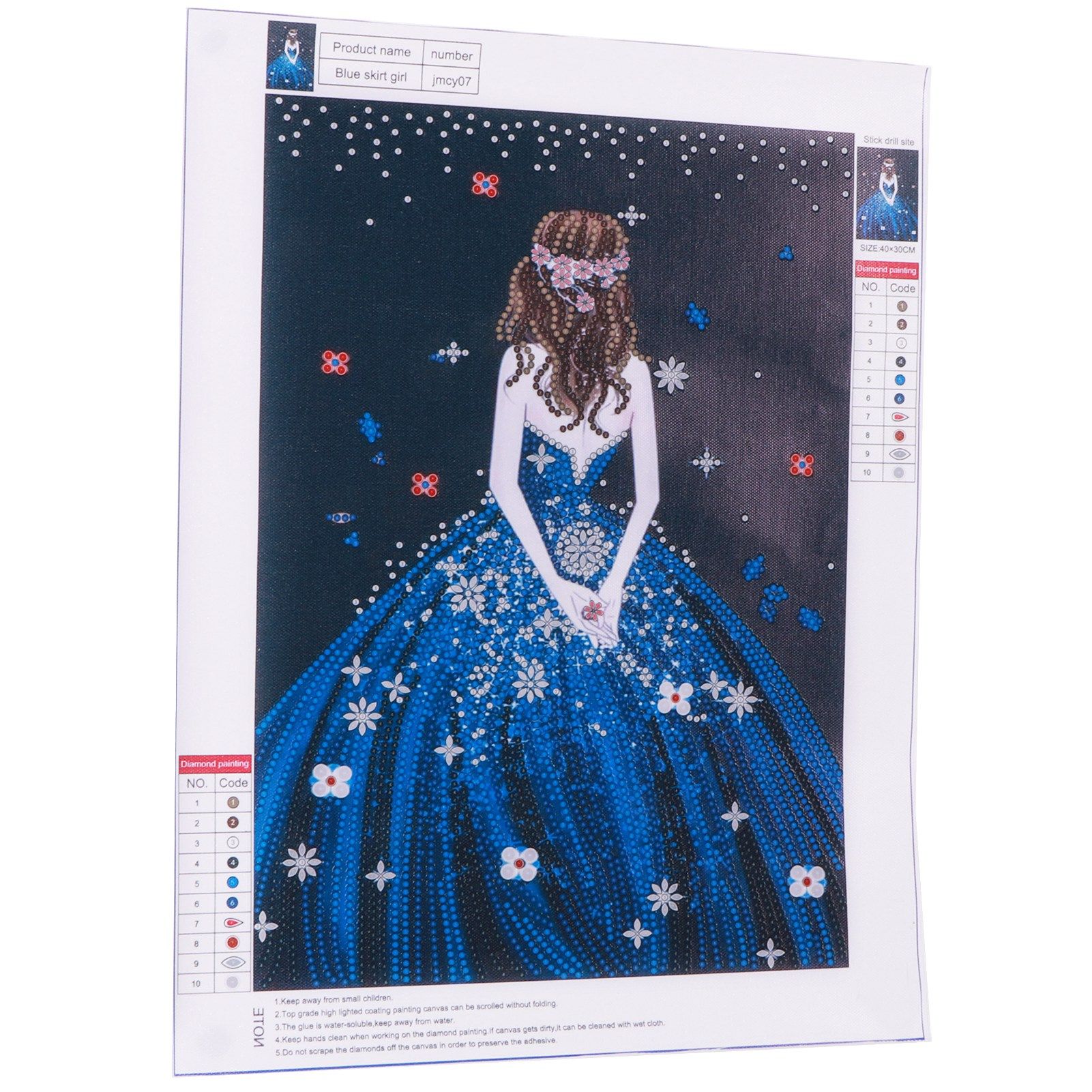 Diamond Painting Kit DIY GirlPattern Diamond Picture Living Room Bedroom view 8