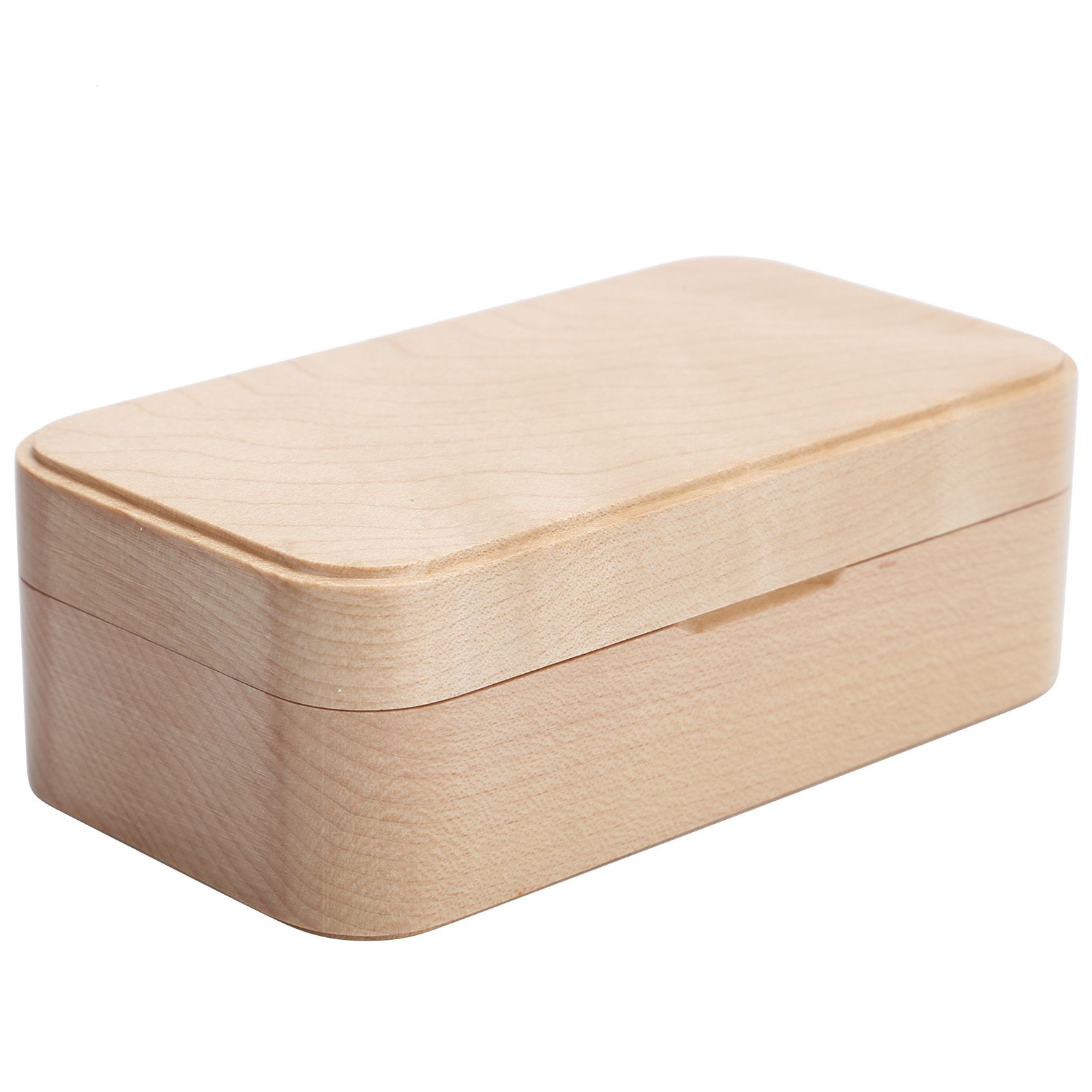 Mechanical Wooden Music Box Jewelry Ring Box Home Ornament Gifts for Birthday view 6