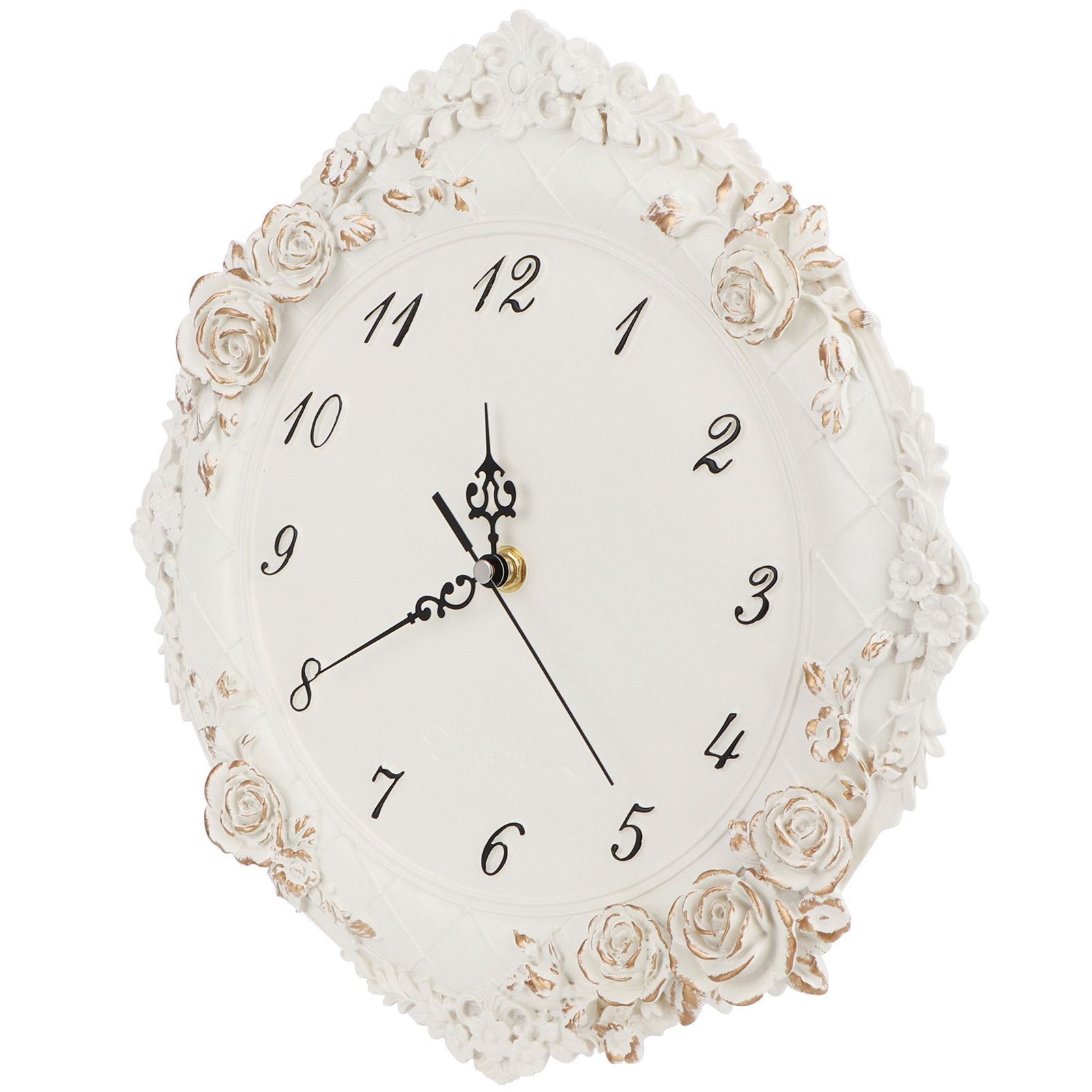 European Style Wall Clock Silent Battery Operated Clock for Home Living Room view 3