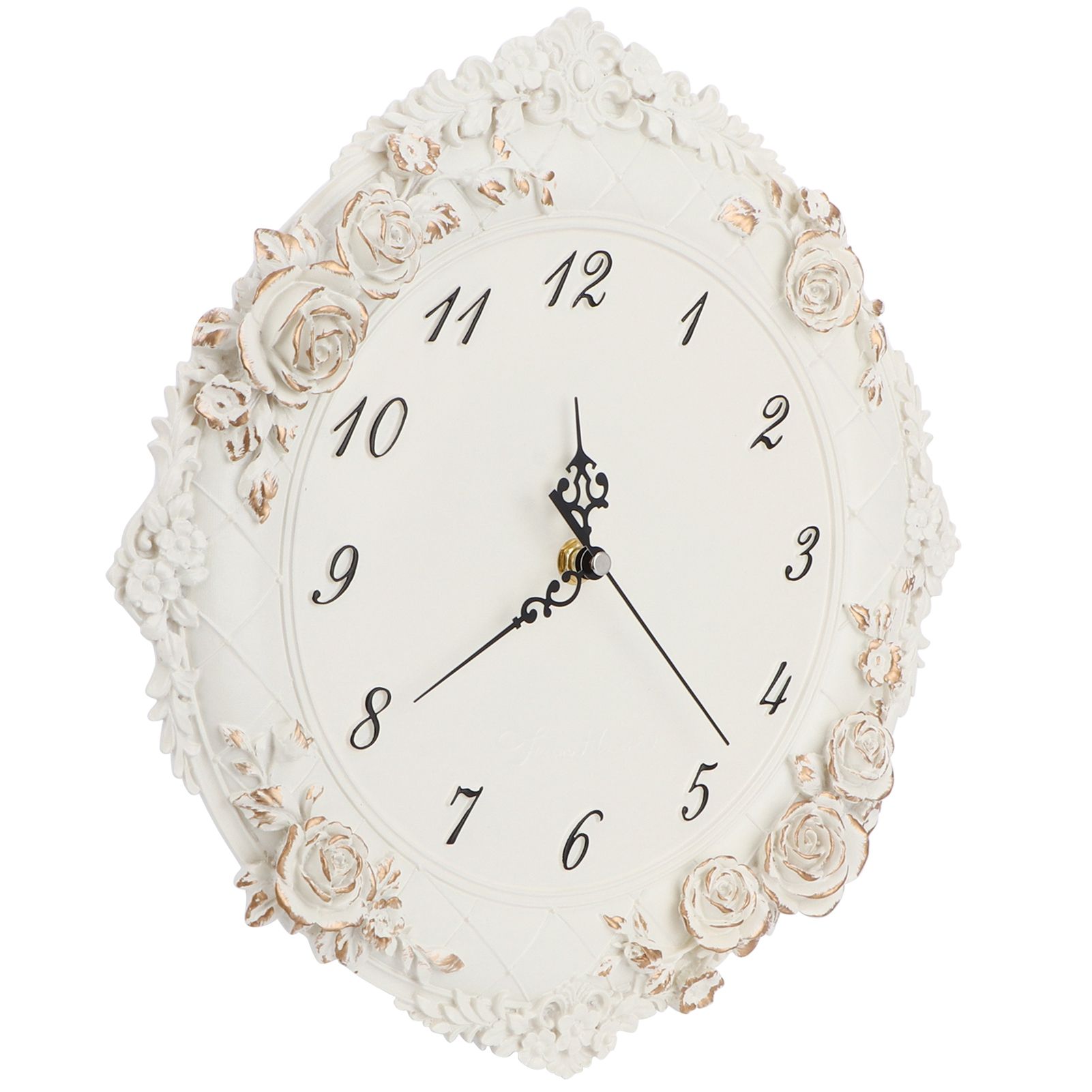European Style Wall Clock Silent Battery Operated Clock for Home Living Room view 4