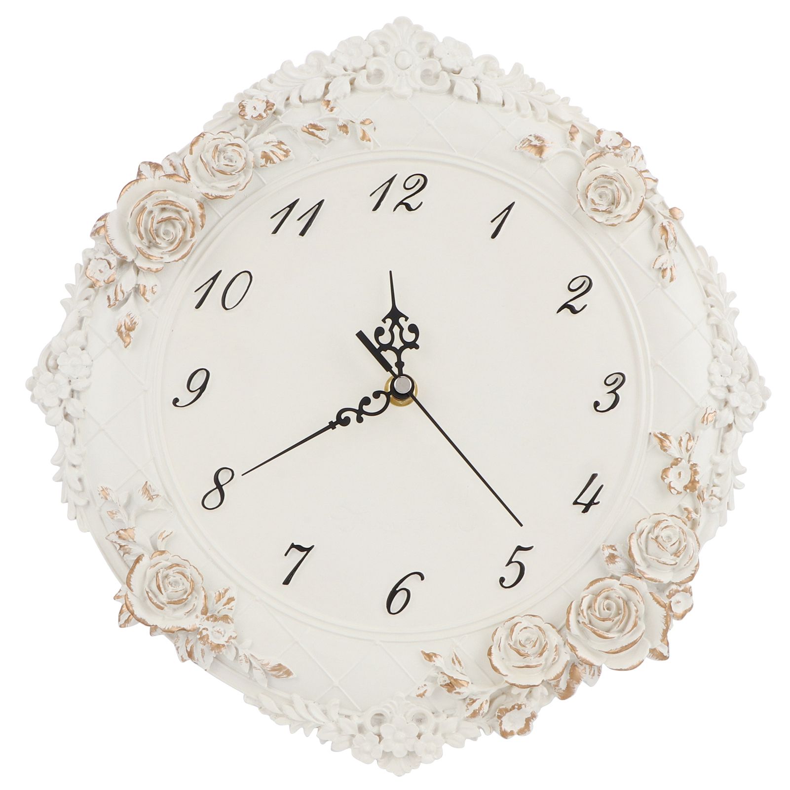 European Style Wall Clock Silent Battery Operated Clock for Home Living Room view 5
