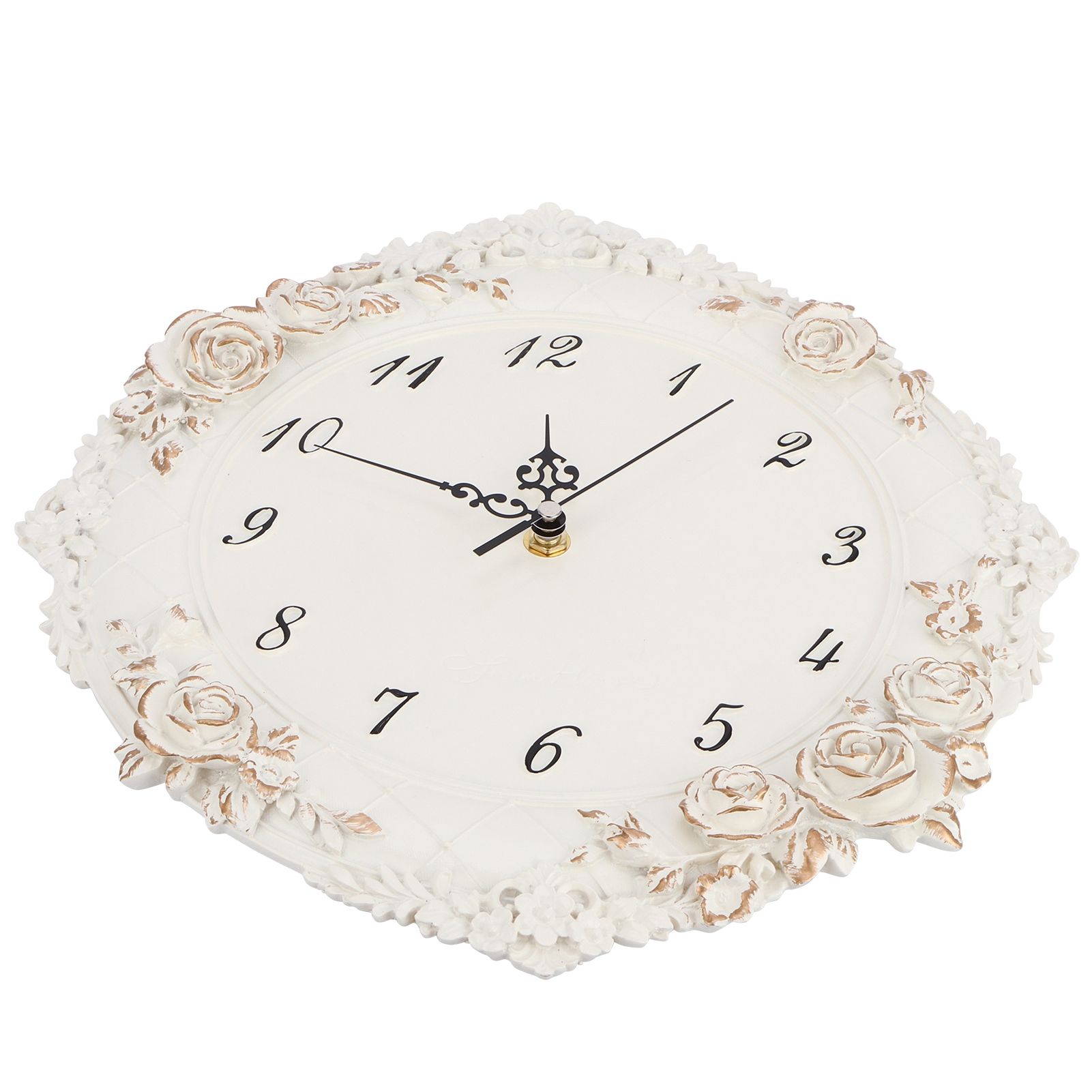 European Style Wall Clock Silent Battery Operated Clock for Home Living Room view 6