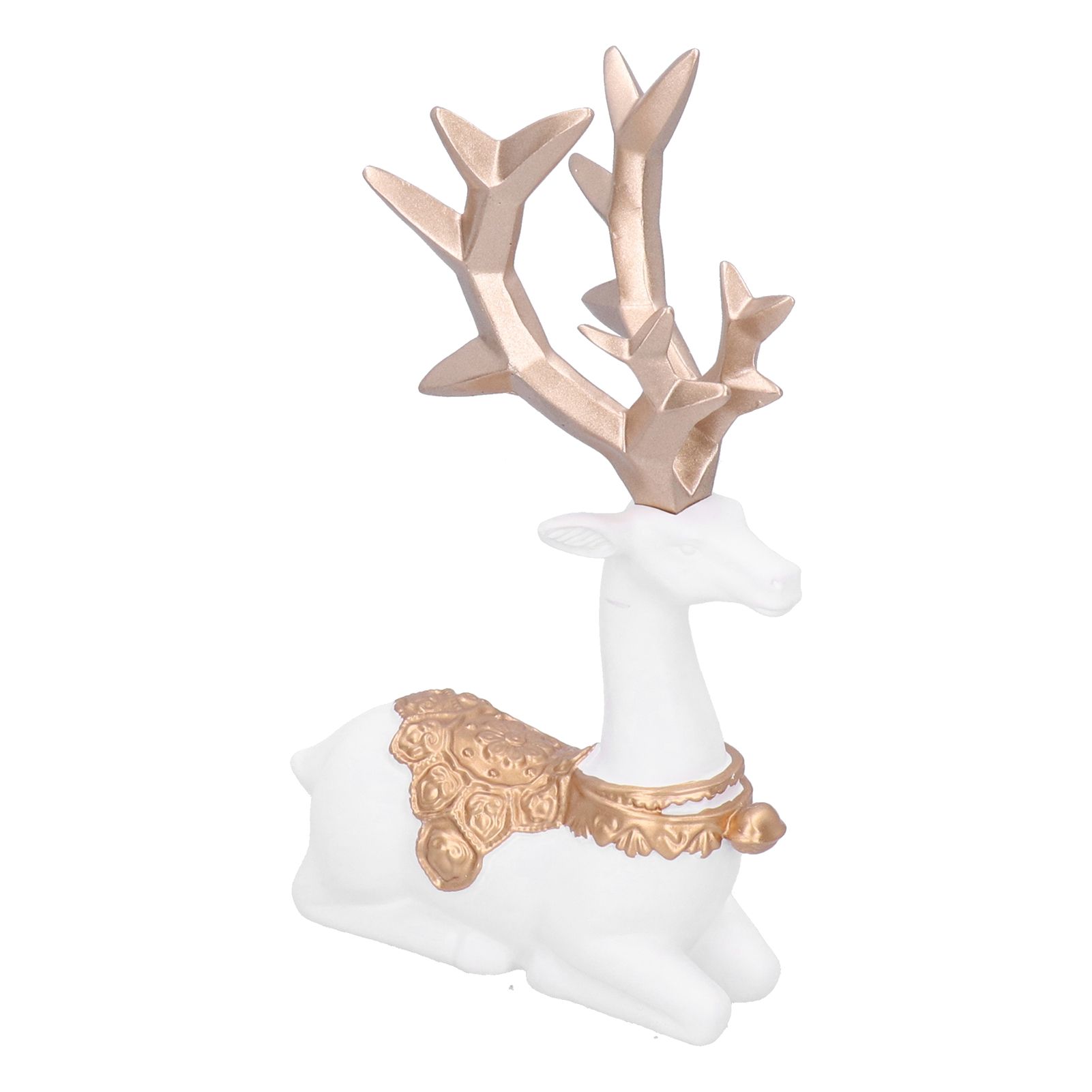 Nordic Style Geometric Standing Sitting Elk Sculpture Resin Deer Statue view 11