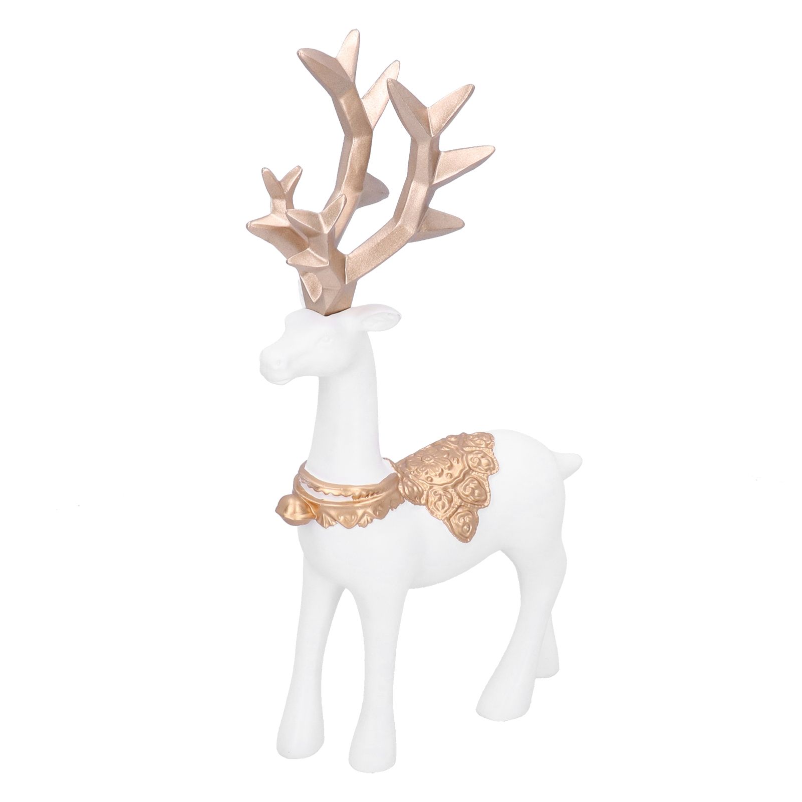 Nordic Style Geometric Standing Sitting Elk Sculpture Resin Deer Statue view 12
