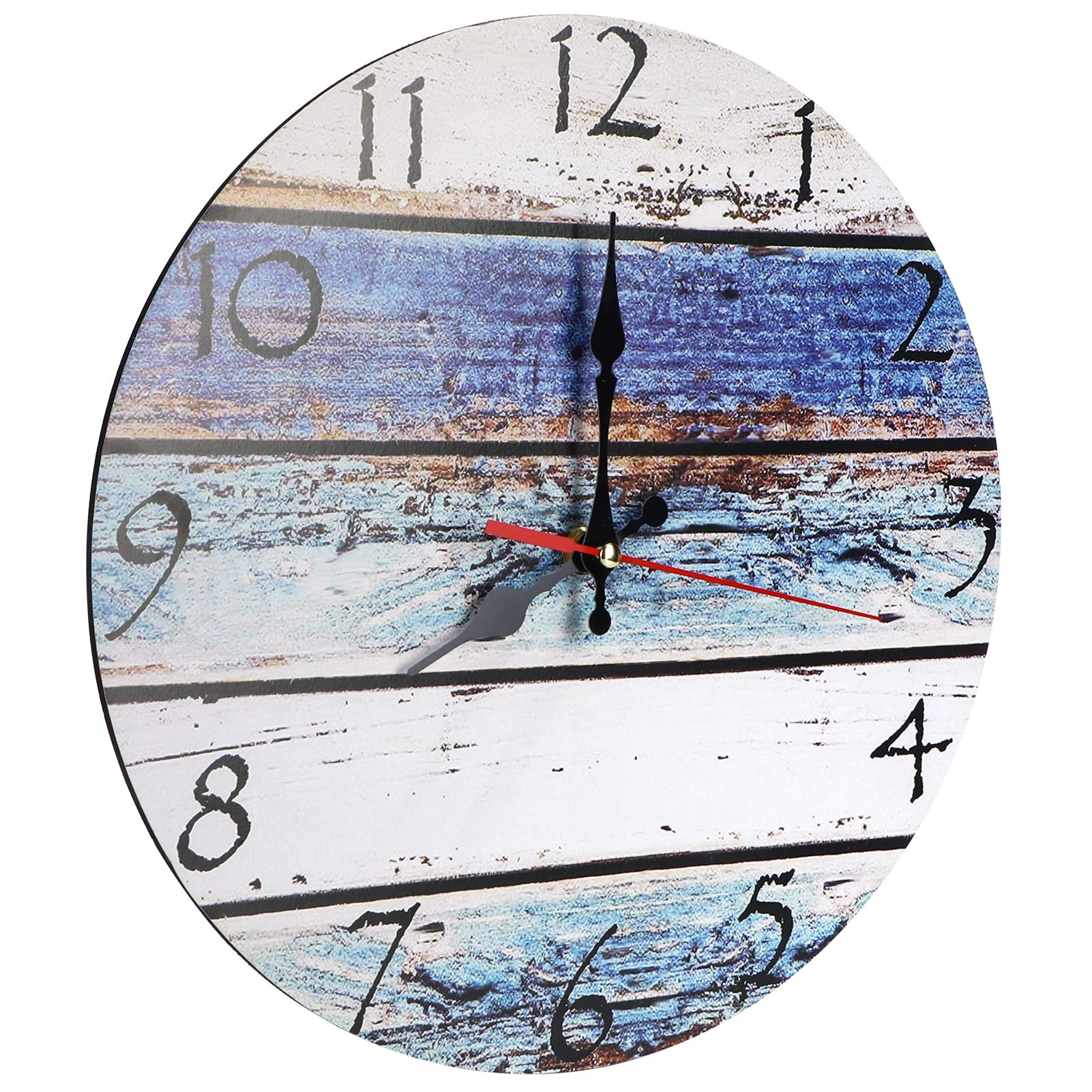 Vintage Wall Clock Non Ticking Decorative Clock for Living Room Home Office view 4