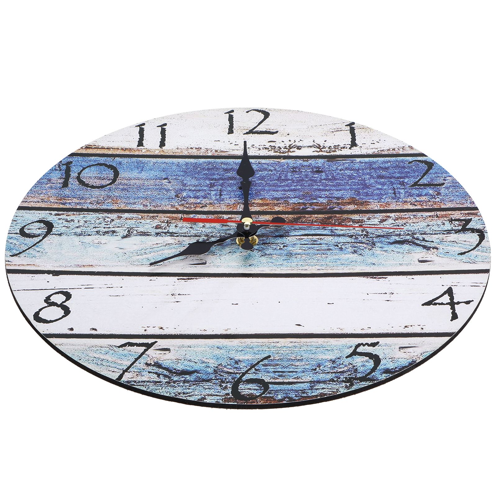 Vintage Wall Clock Non Ticking Decorative Clock for Living Room Home Office view 5