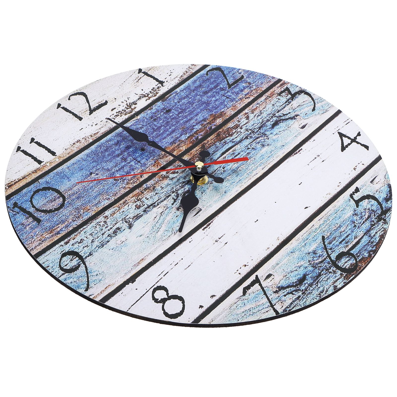 Vintage Wall Clock Non Ticking Decorative Clock for Living Room Home Office view 7