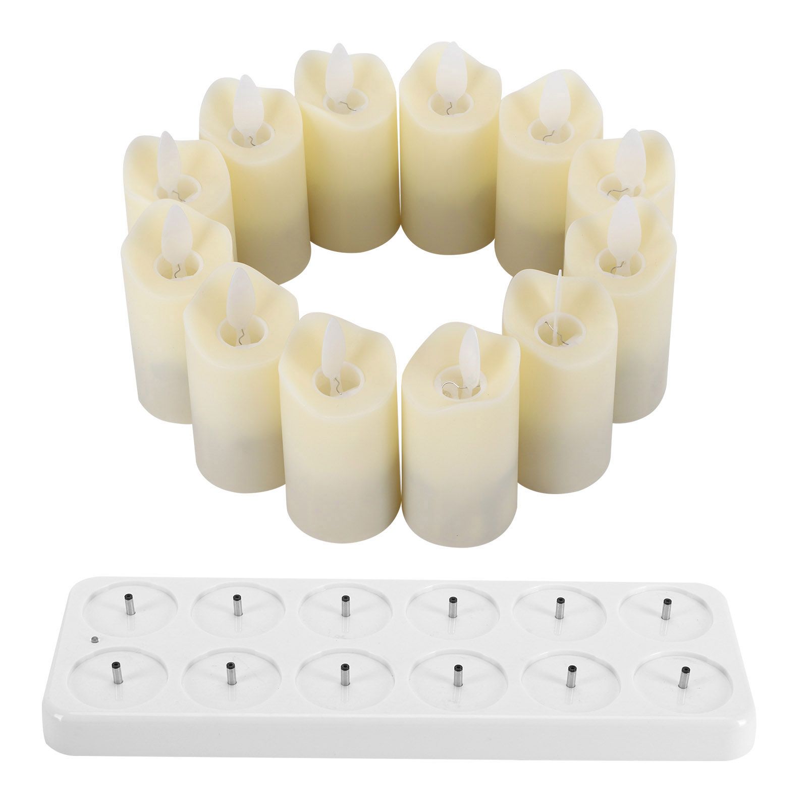 Candle Light Set LED Flameless Candles Wedding Confession Canteen Decoration view 4
