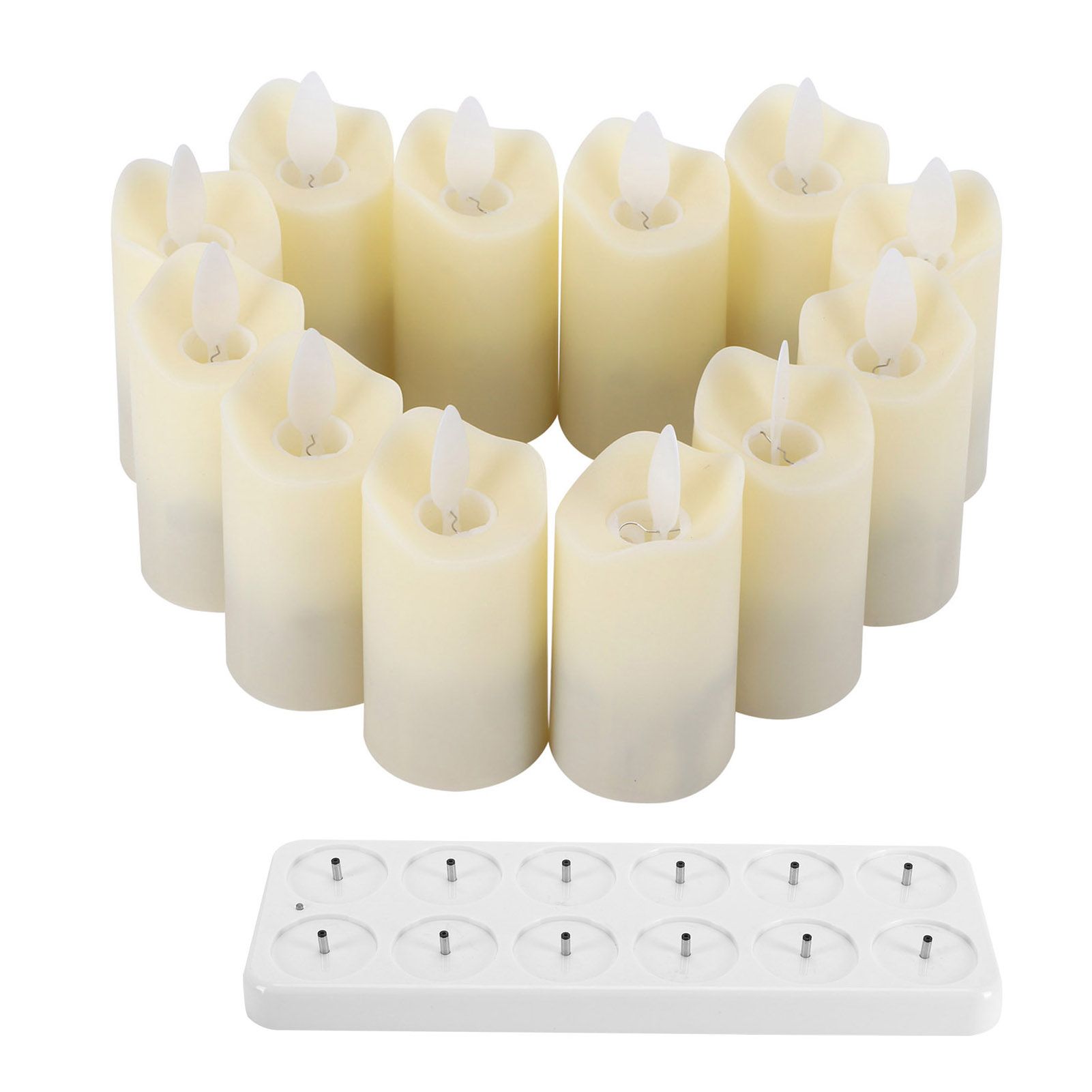 Candle Light Set LED Flameless Candles Wedding Confession Canteen Decoration view 5
