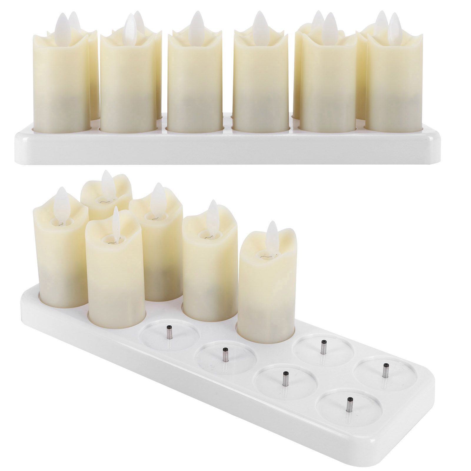 Candle Light Set LED Flameless Candles Wedding Confession Canteen Decoration view 7