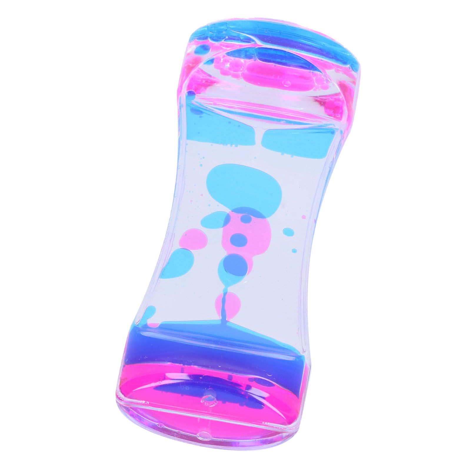 Double Color Liquid Motion Bubbler Timer Hourglass Liquid Bubbler Toy Desk view 5