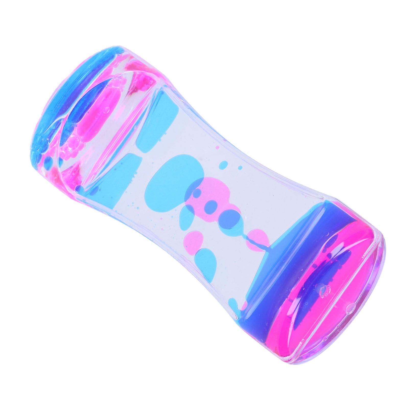 Double Color Liquid Motion Bubbler Timer Hourglass Liquid Bubbler Toy Desk view 6