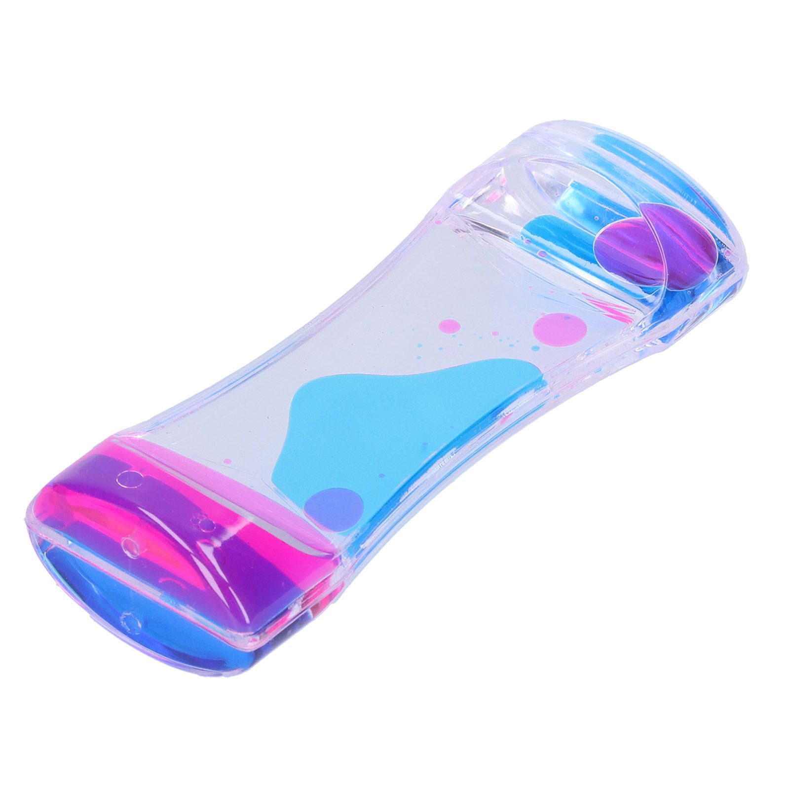 Double Color Liquid Motion Bubbler Timer Hourglass Liquid Bubbler Toy Desk view 8