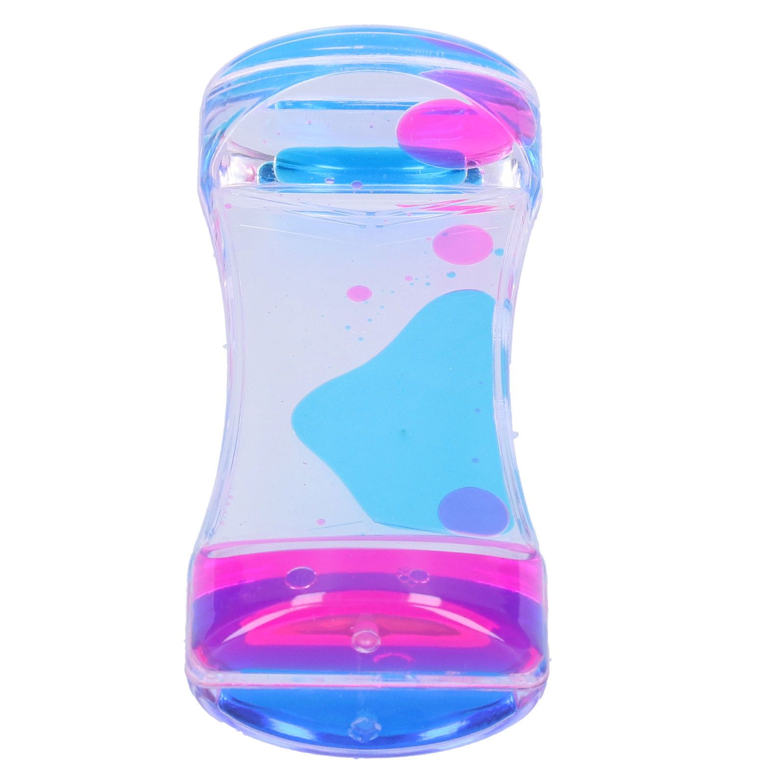 Double Color Liquid Motion Bubbler Timer Hourglass Liquid Bubbler Toy Desk view 9