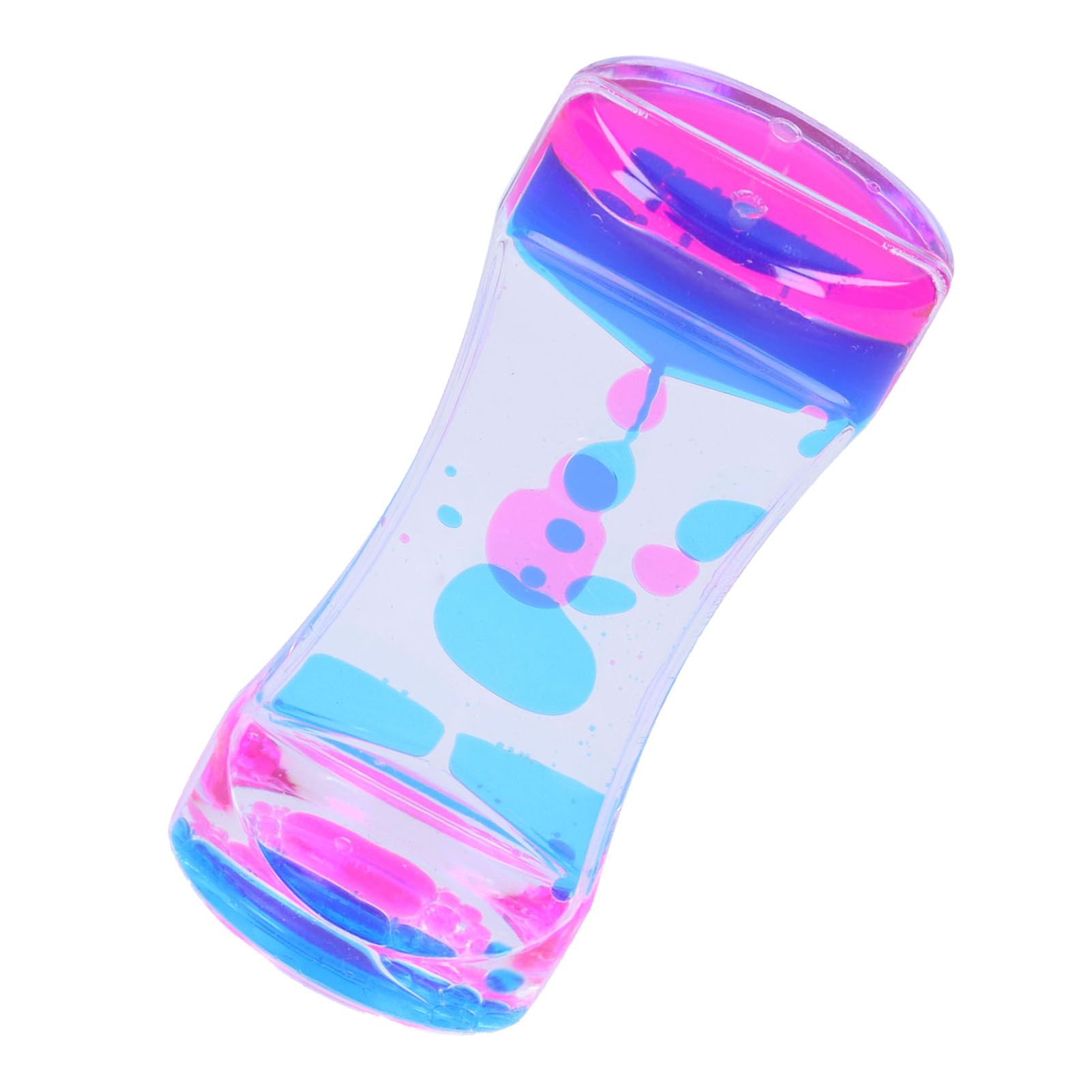 Double Color Liquid Motion Bubbler Timer Hourglass Liquid Bubbler Toy Desk view 10