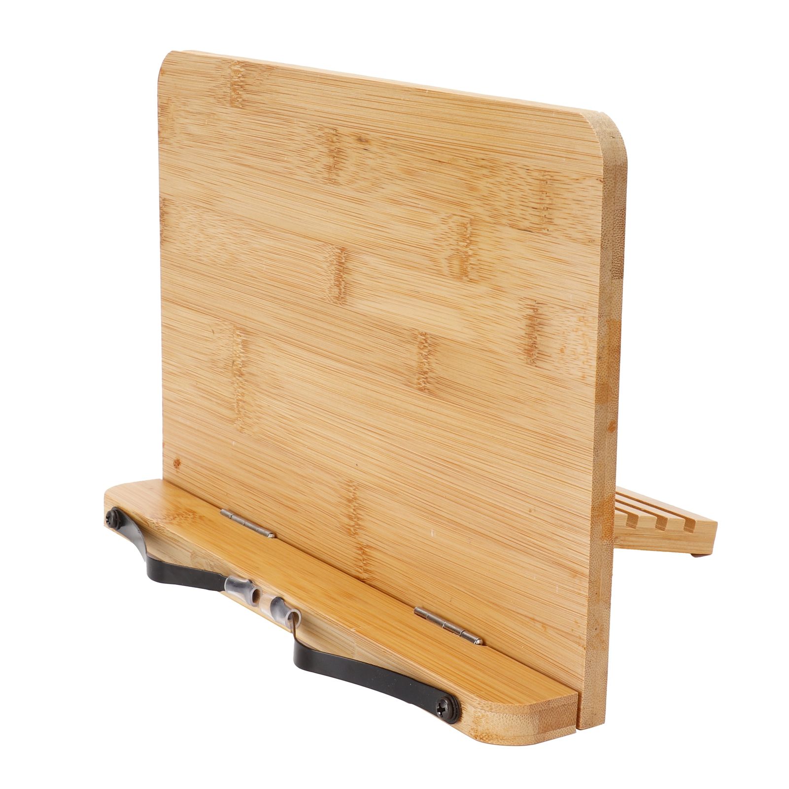 Bamboo Reading Stand Electronics Display Stand Recipe Book Holder for Book Reading
