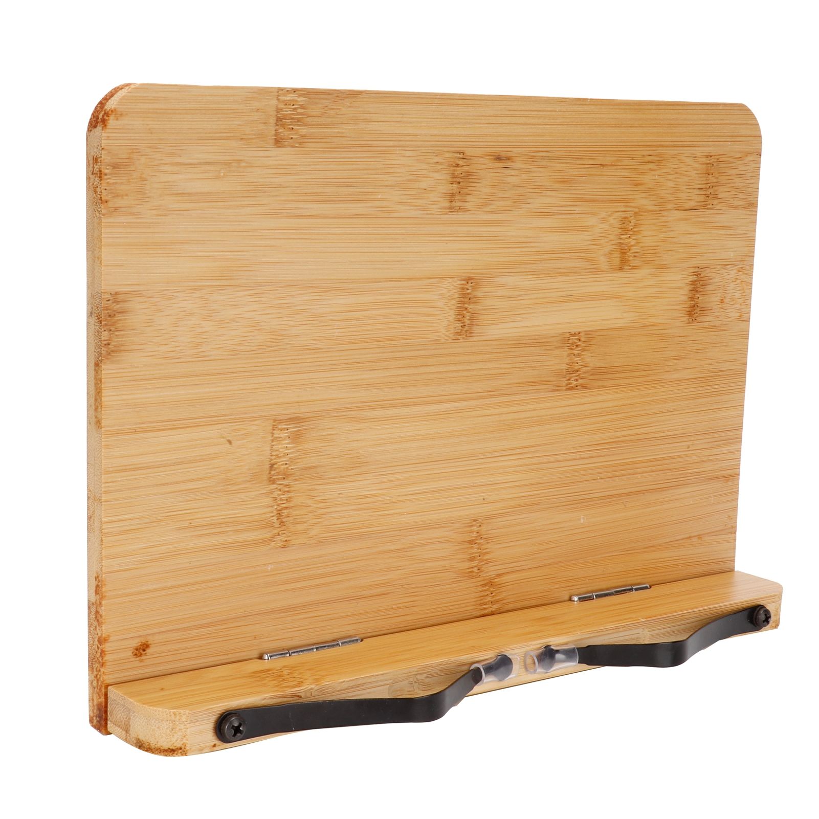 Bamboo Reading Stand Electronics Display Stand Recipe Book Holder for Book Reading view 4